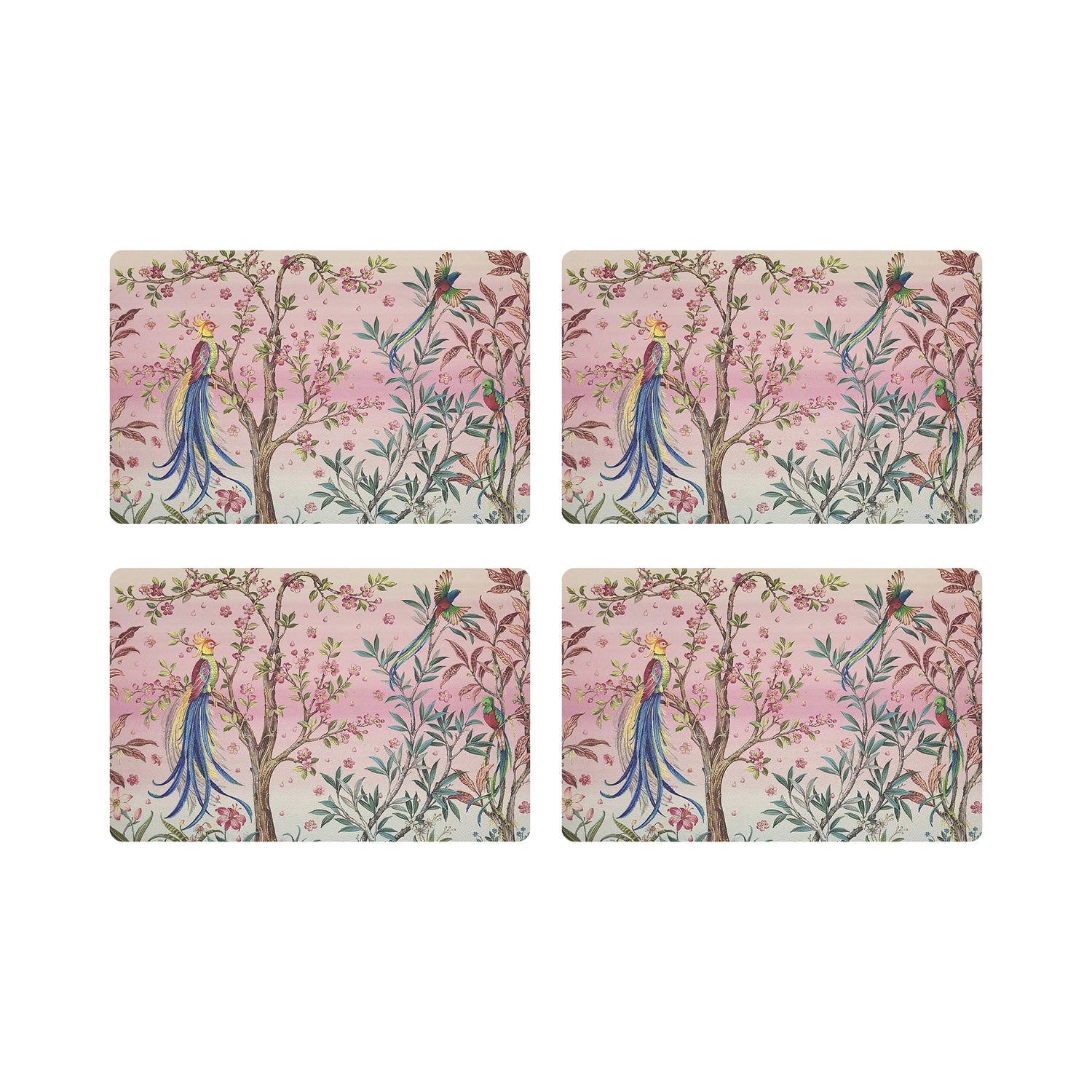 Resplendent Quesal Prism 17.5" Rectangle Pebble Placemat, Set Of 4 - nicolettemayer.com