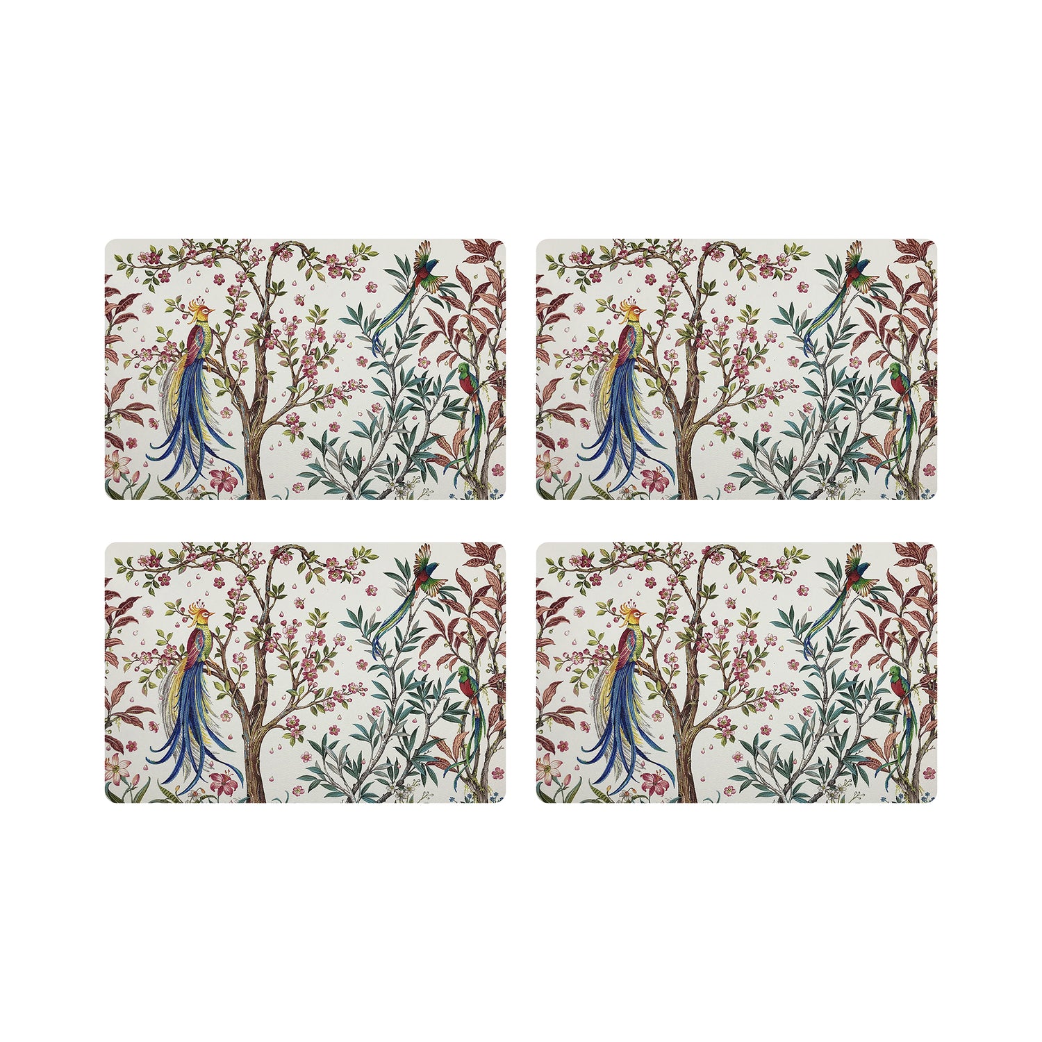 Resplendent Quesal White 17.5 Rectangle Pebble Placemat, Set Of 4 - nicolettemayer.com