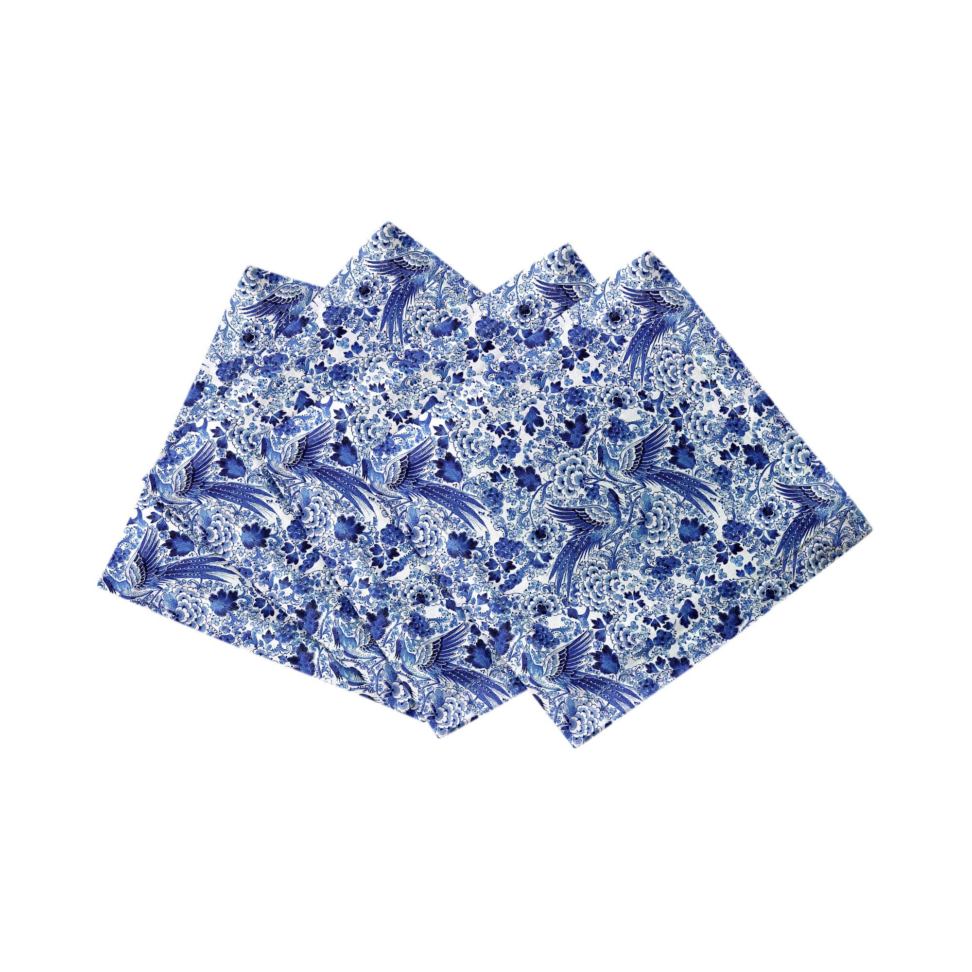 Royal Delft Inspiration Cotton Sateen Cocktail Napkins