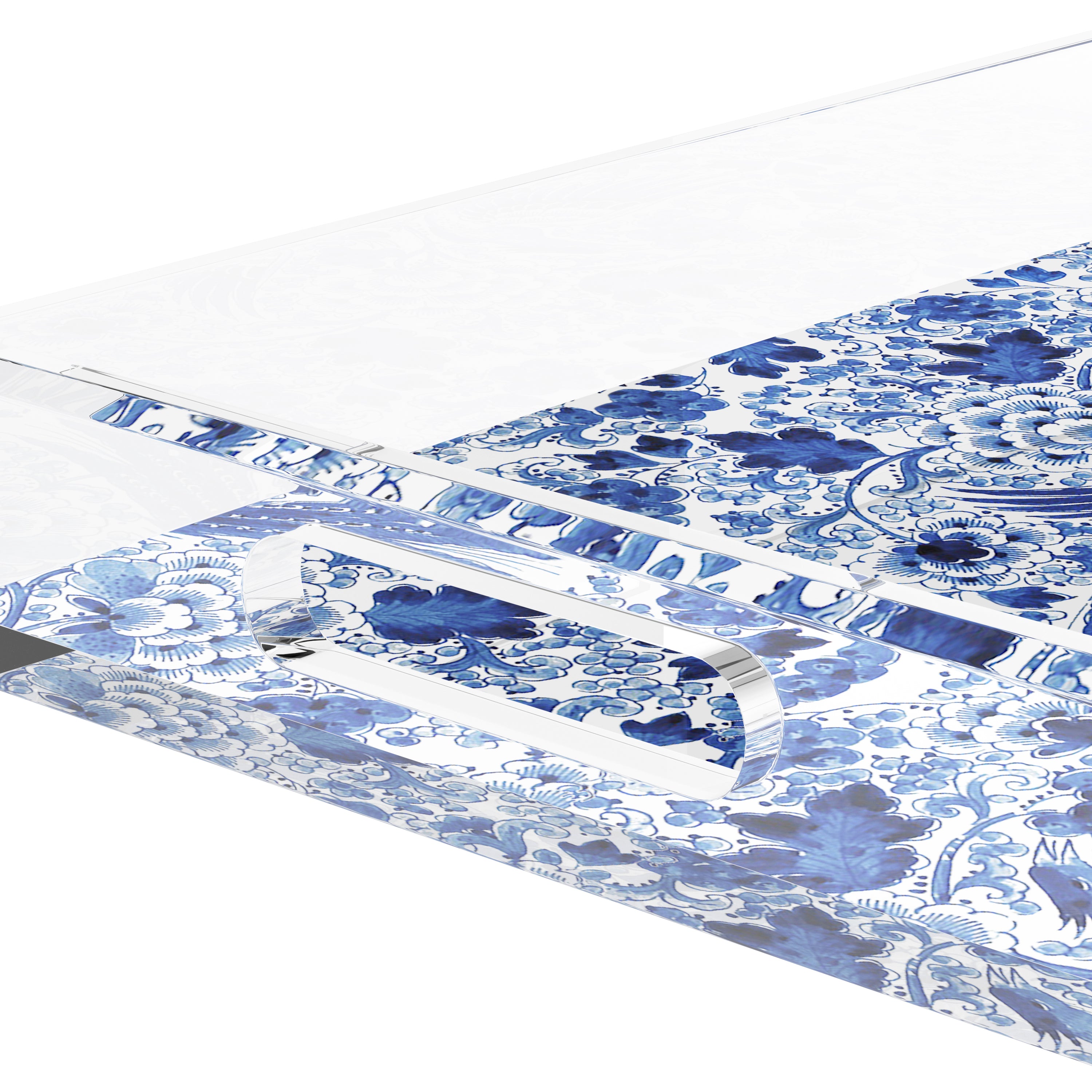 Royal Delft Inspiration 12.5X7.75 Acrylic Tray - nicolettemayer.com