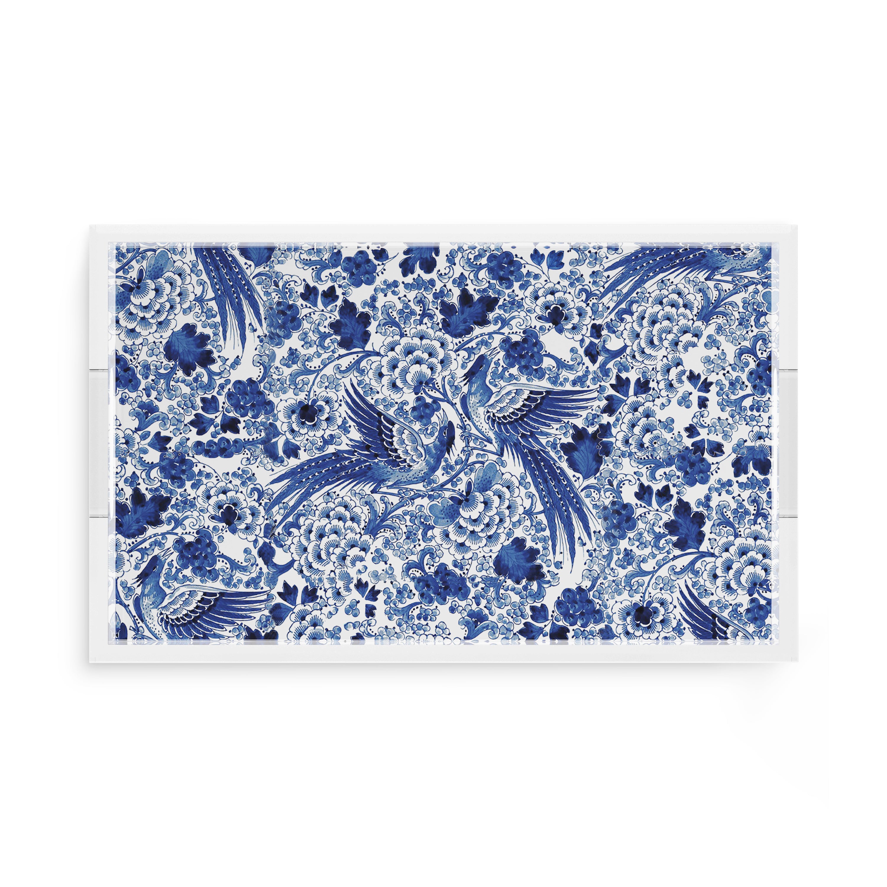 Royal Delft Inspiration 17X10.5 Acrylic Tray - nicolettemayer.com