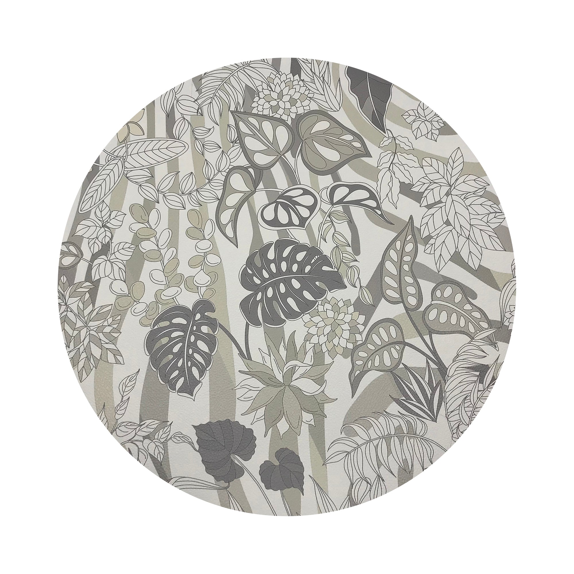 Sabi Jungle Neutral 16" Pebble Placemat, Set Of 4 - nicolettemayer.com