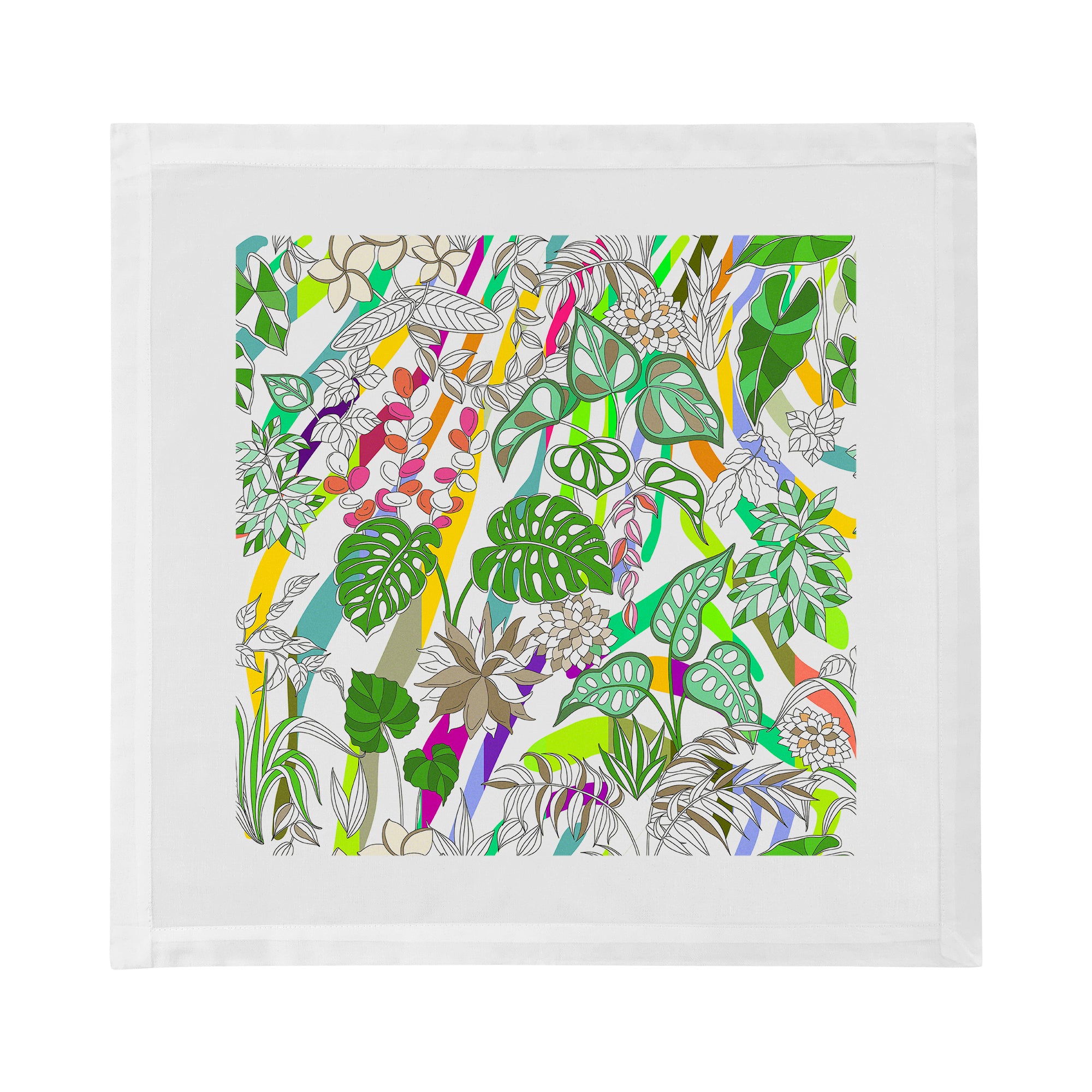 Sabi Jungle Natural Cotton Sateen Dinner Napkins - nicolettemayer.com