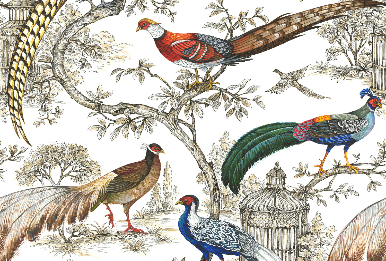 Sauvage Paper Placemat Pad, One Set Of 24