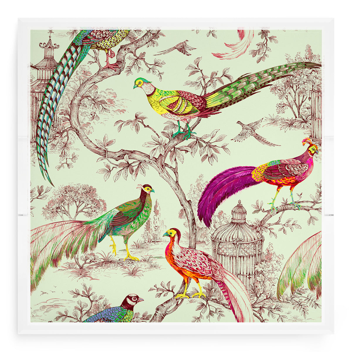 Sauvage Meadow Acrylic Decorative Tray, 18 x 18 in. by Nicolette Mayer