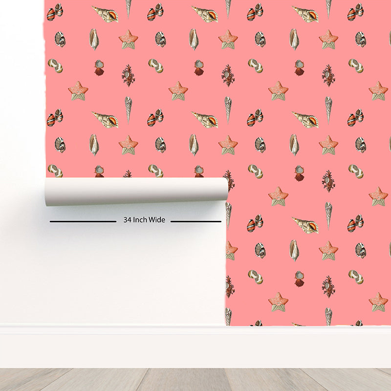 Sea Bed Coral Peel and Stick Wallpaper - nicolettemayer.com