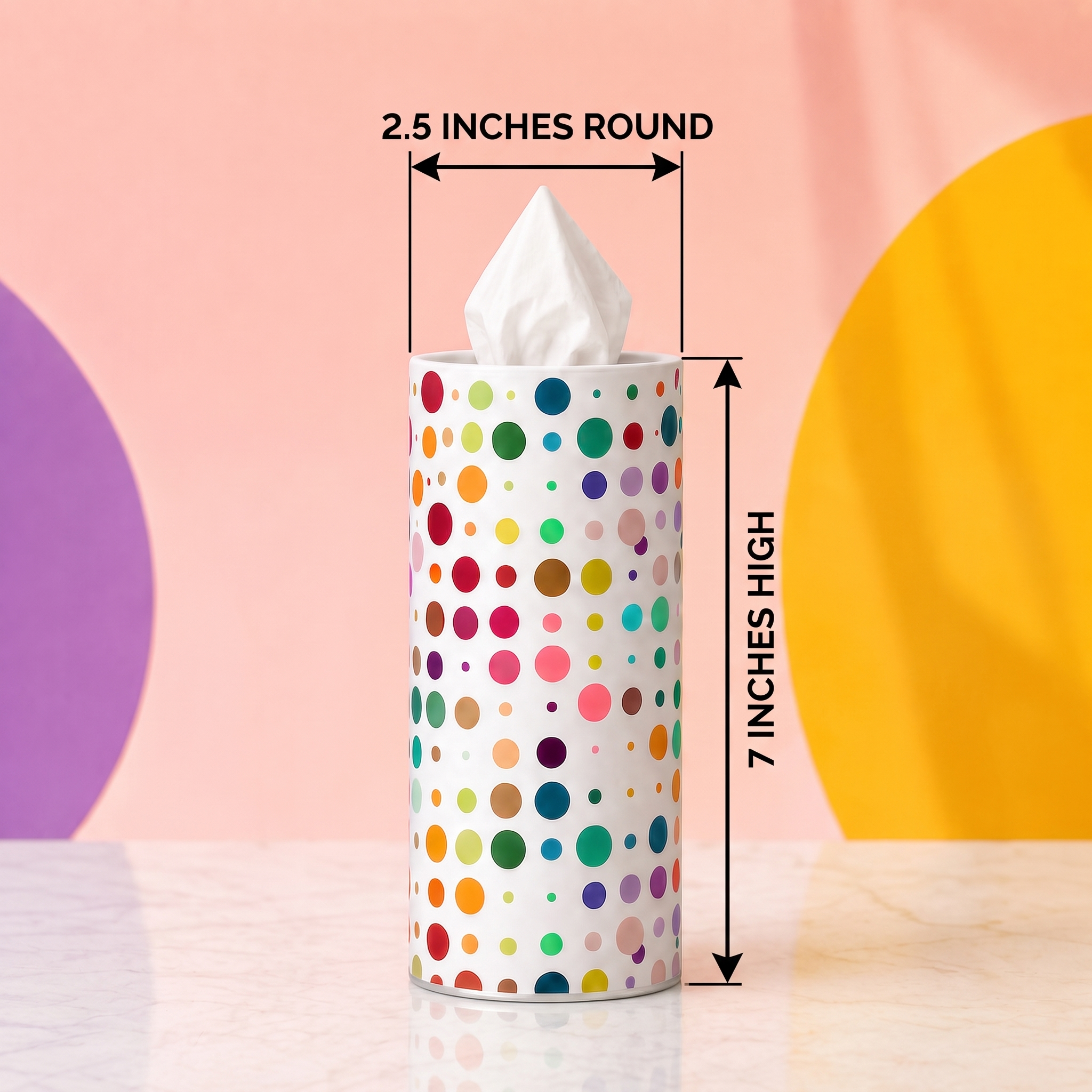 Pop of Color Tissue Boxes - Set of 4