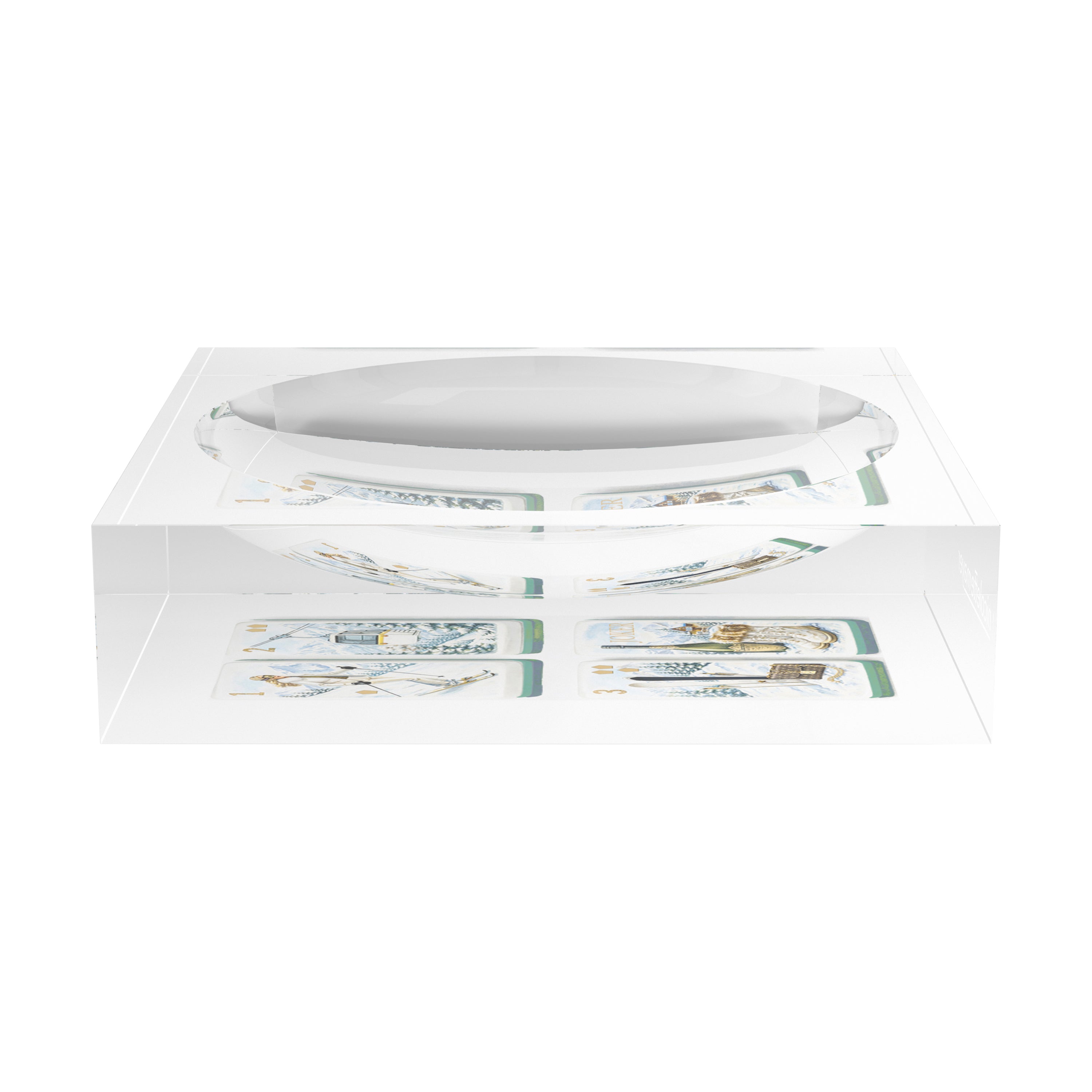 Mahjong Ski Theme Mahj Candy Catchall Dish