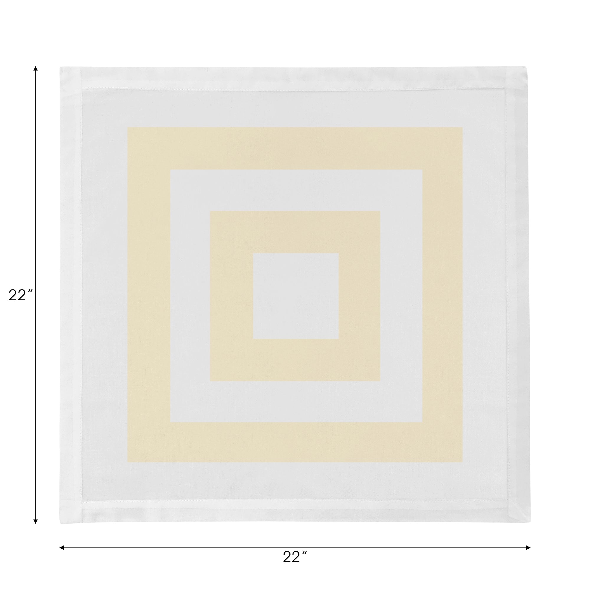 Solid Champagne Cotton Sateen Dinner Napkins - nicolettemayer.com