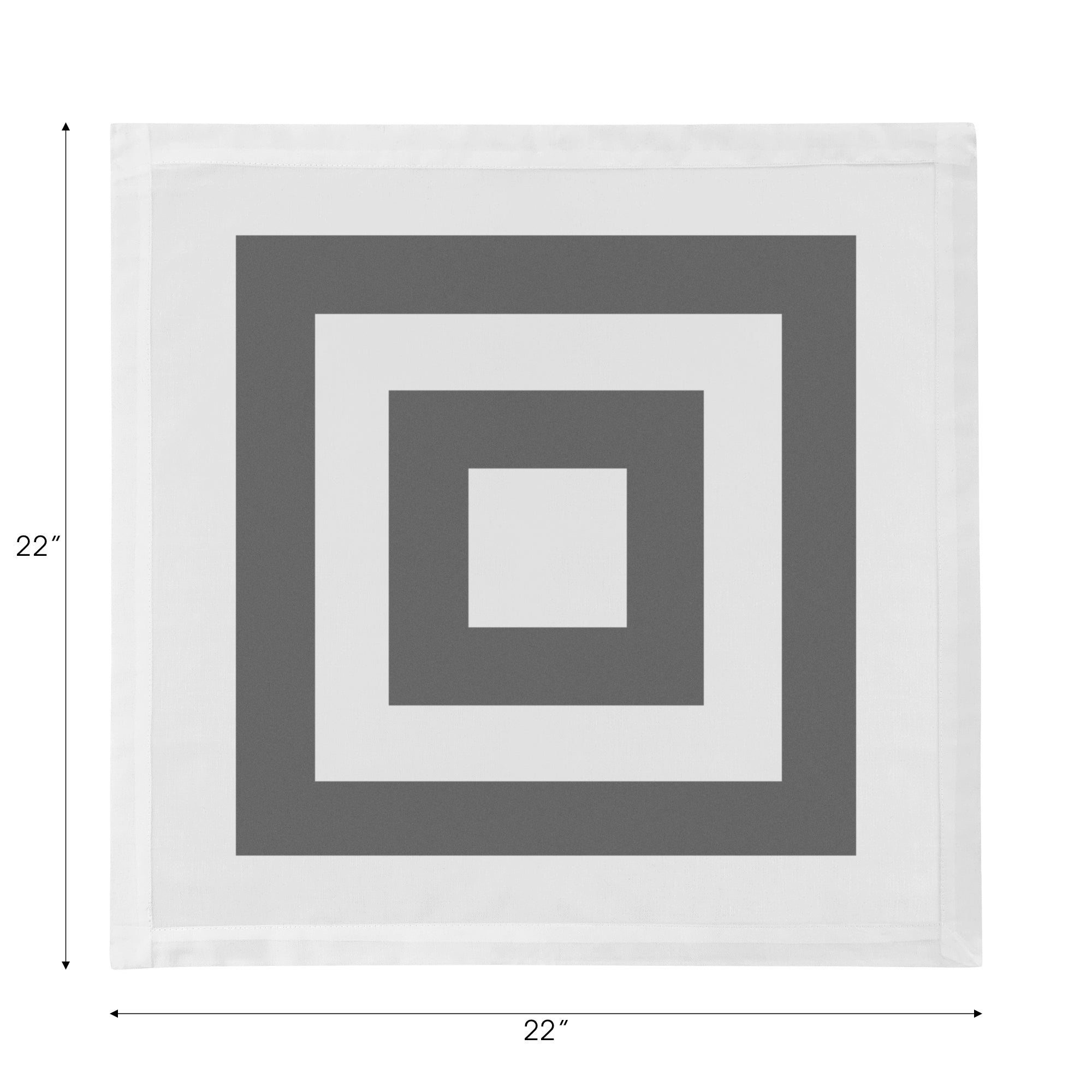 Solid Platinum Cotton Sateen Dinner Napkins - nicolettemayer.com