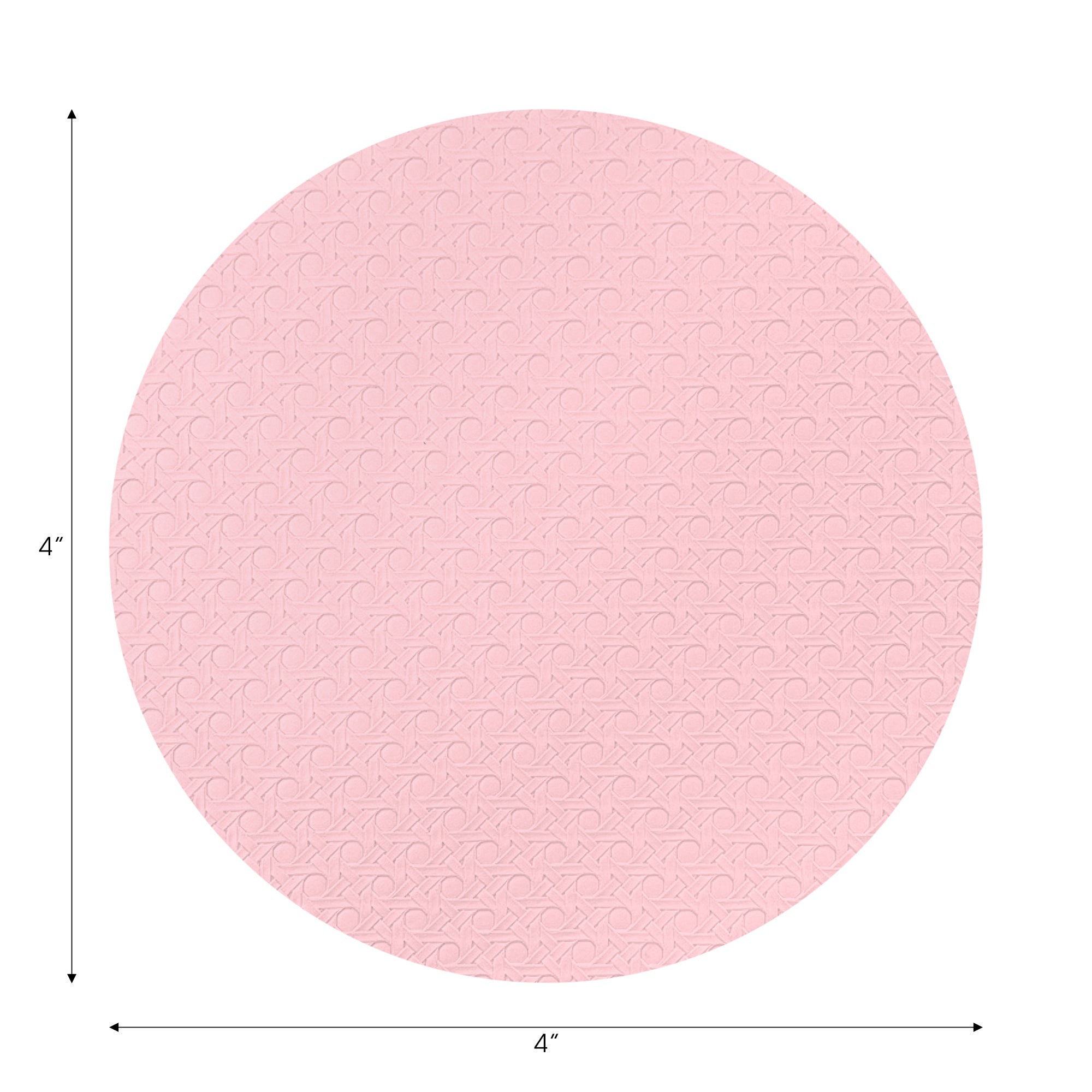 Solid Blossom Vegan Leather Coasters - nicolettemayer.com