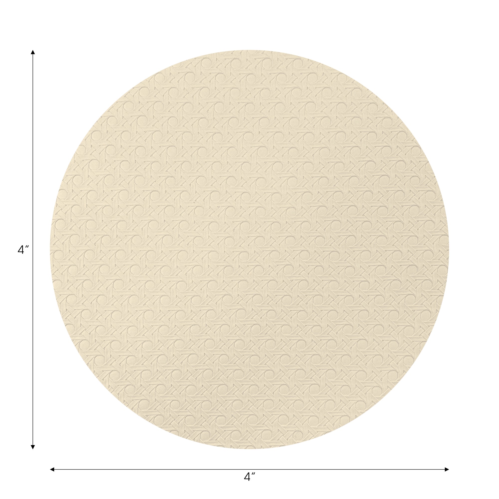 Solid Champagne Vegan Leather Coasters - nicolettemayer.com