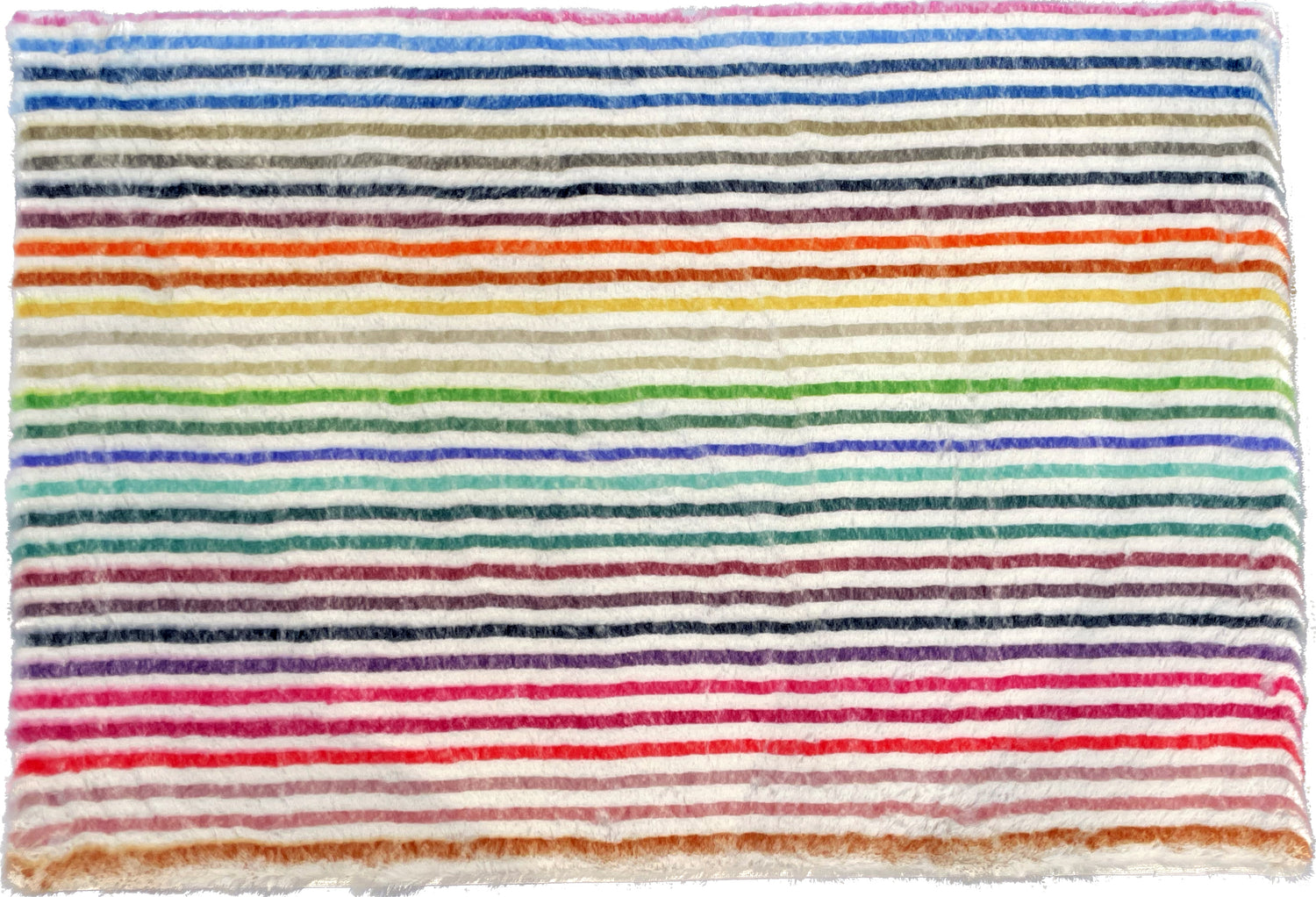 Spectrum White Brights Rectangle Cloud Washables Rug