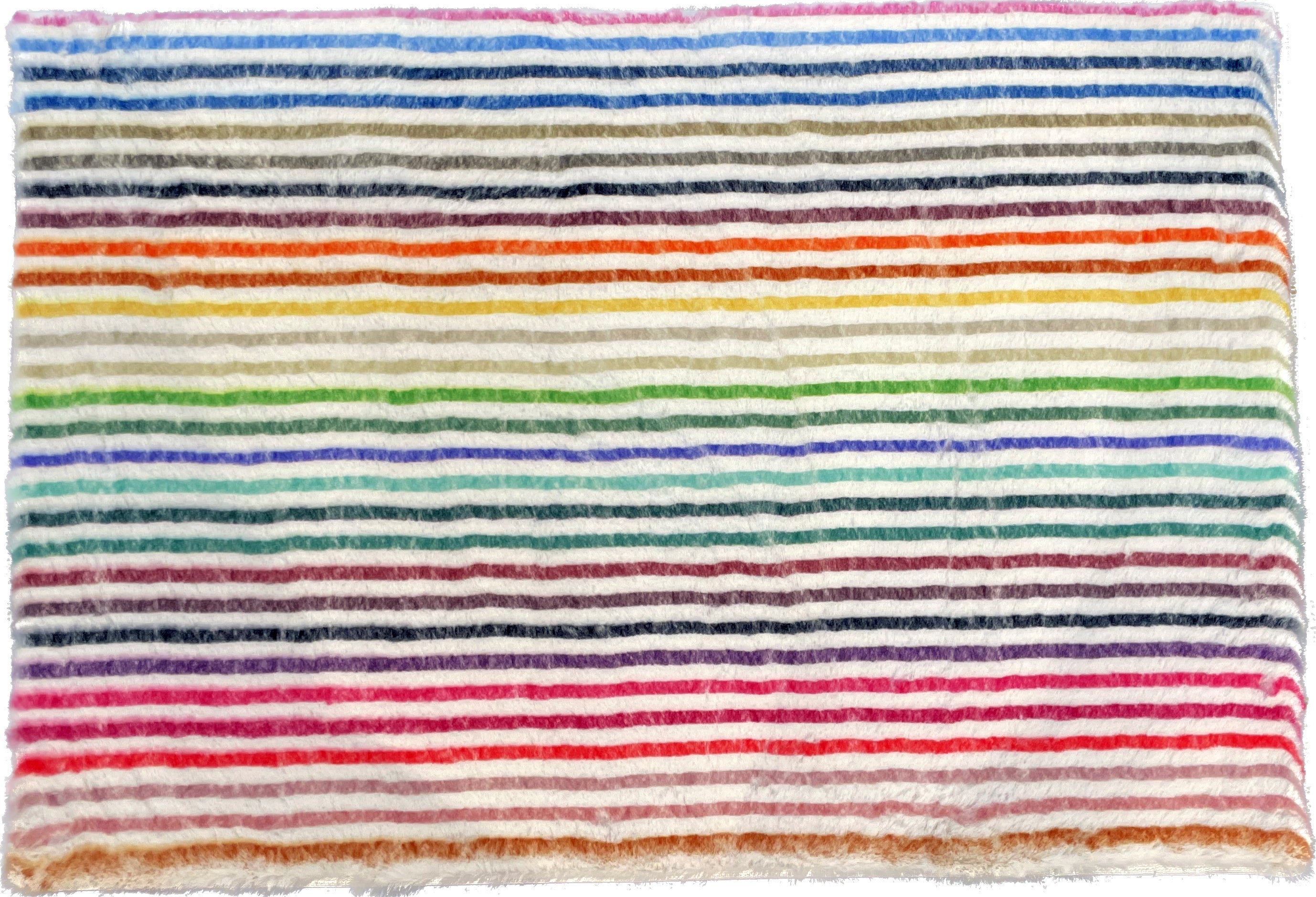 Spectrum White Brights Rectangle Cloud Washables Rug