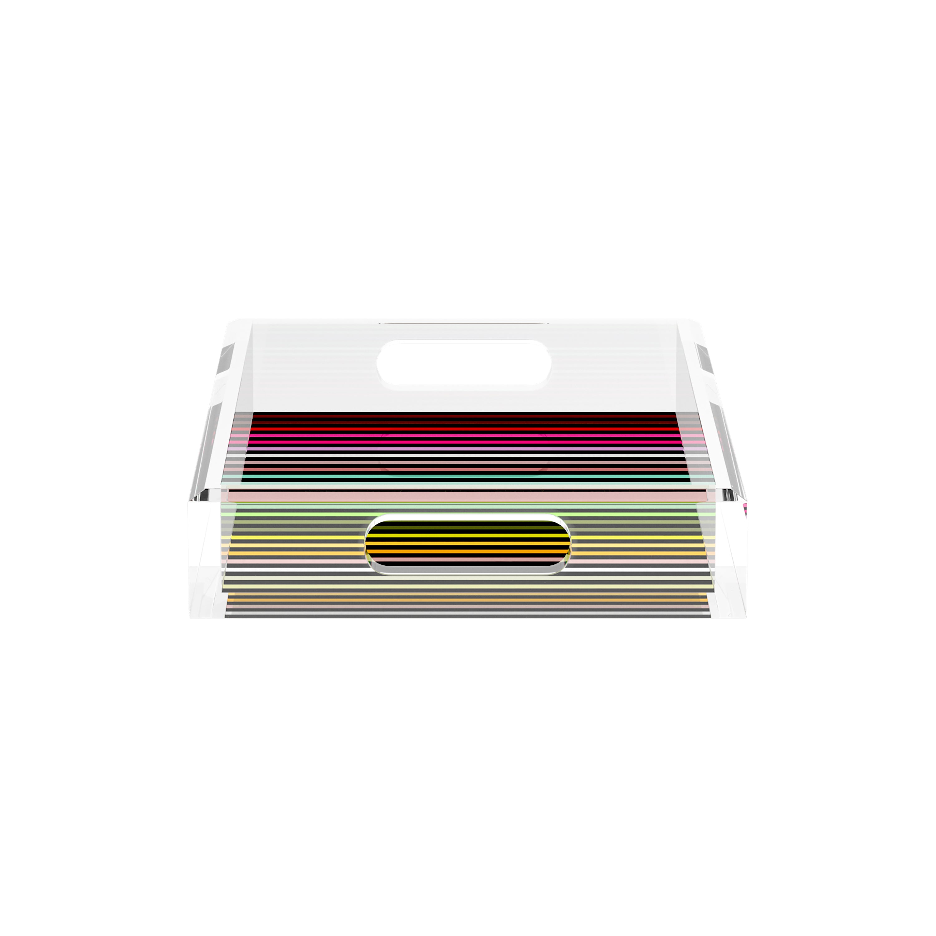 Spectrum Of Reality Black 12.5X7.75 Acrylic Tray - nicolettemayer.com