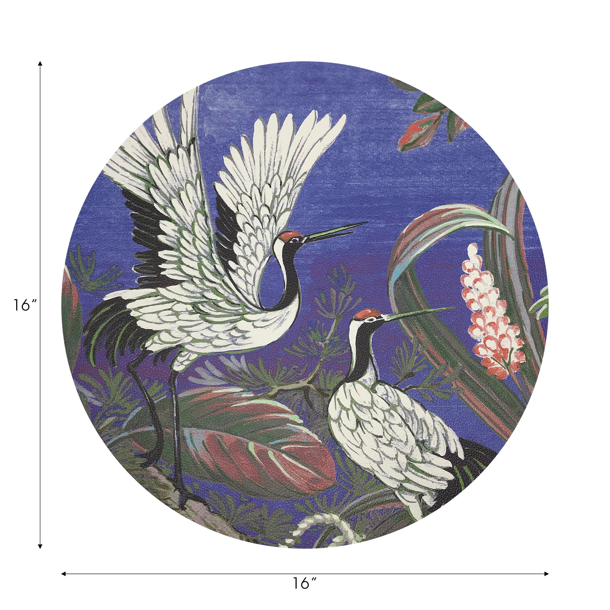 Summer Palace Norton 16" Round Pebble Placemats, Set of 4 - nicolettemayer.com