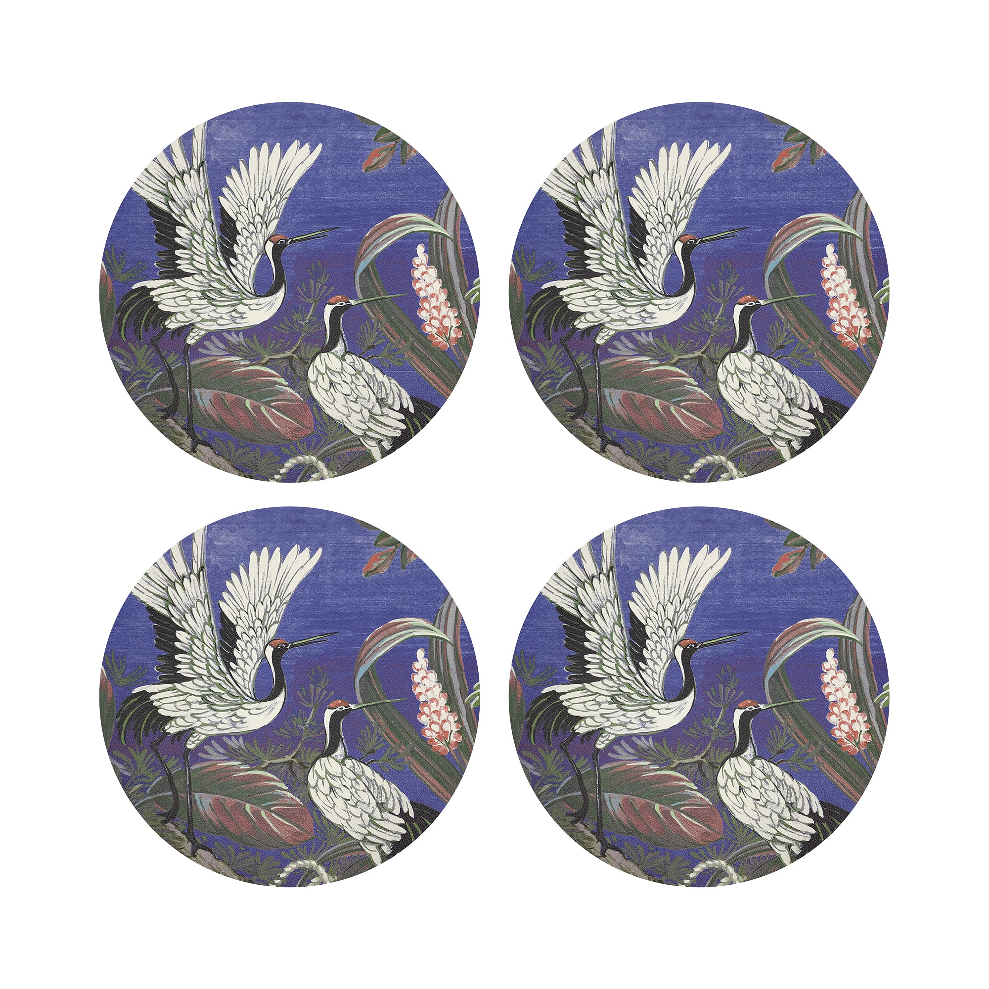 Summer Palace Norton 16" Round Pebble Placemats, Set of 4 - nicolettemayer.com