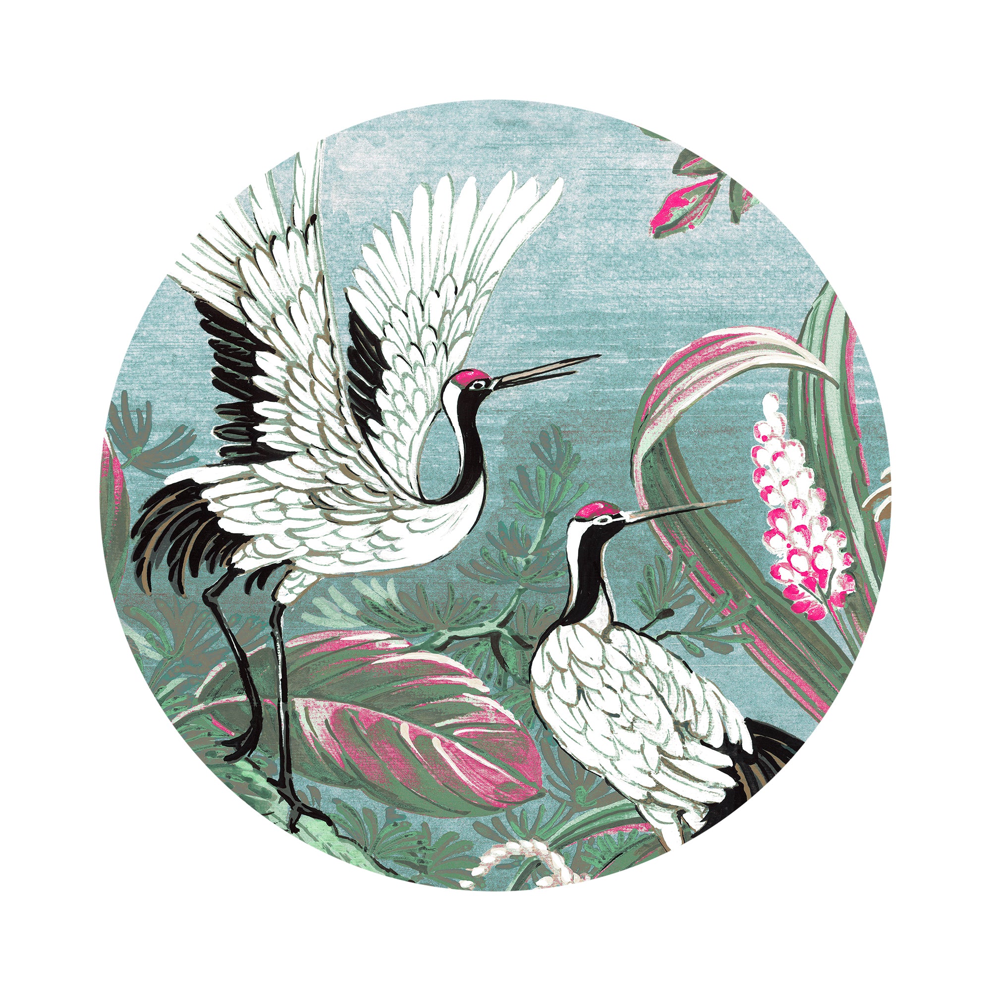 Summer Palace Pinotti 16" Round Pebble Placemats, Set of 4 - nicolettemayer.com