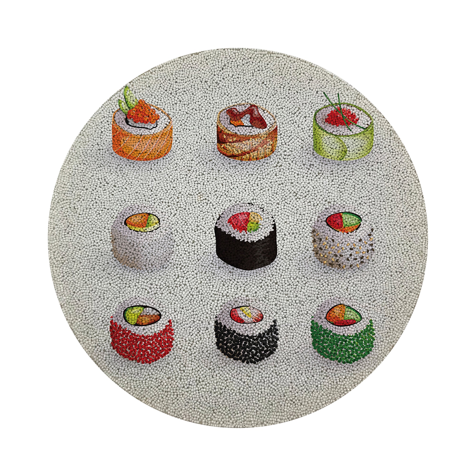 Sushi Go Round Beaded Placemat Smooth - nicolettemayer.com