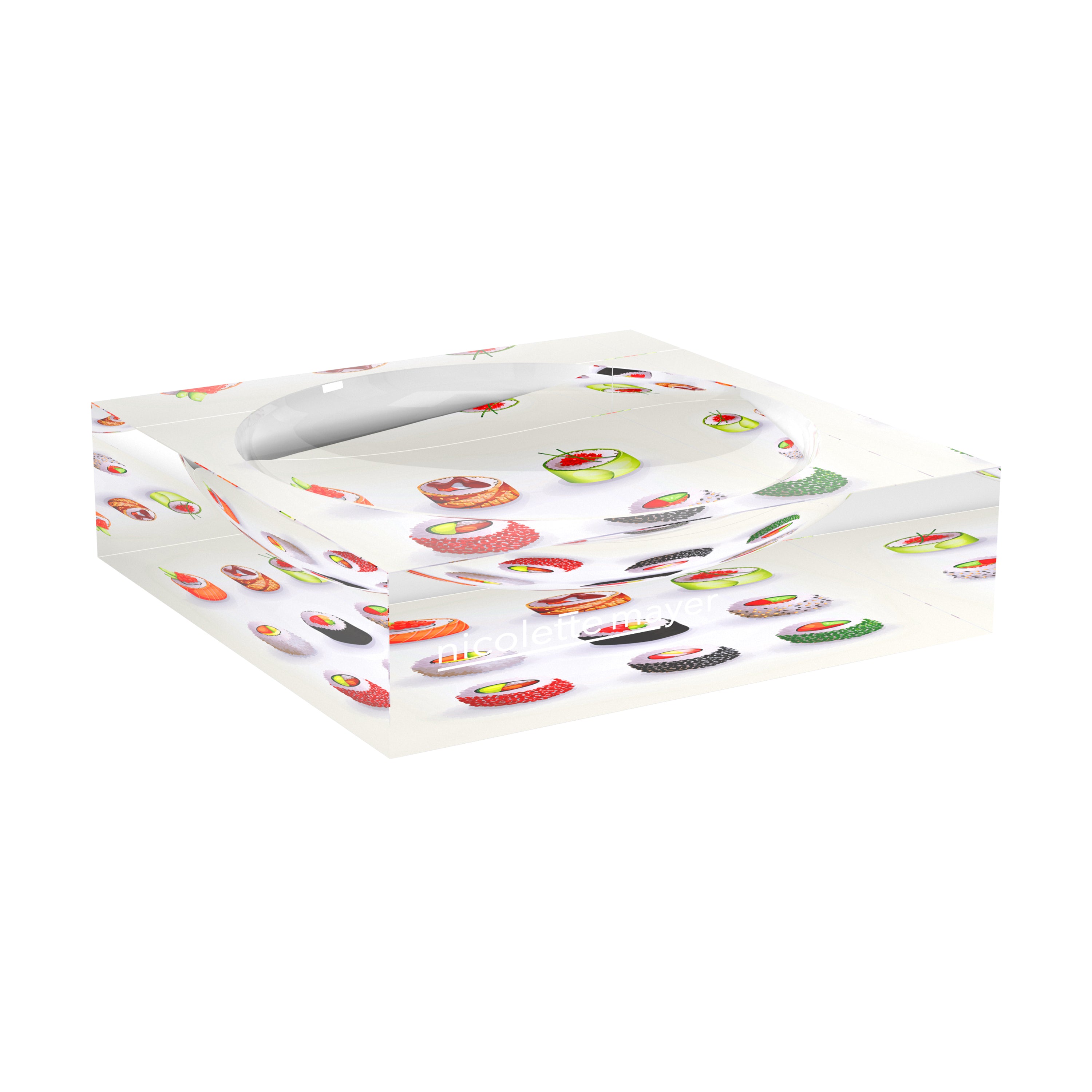 Sushi Go Acrylic Candy Catchall Dish - nicolettemayer.com