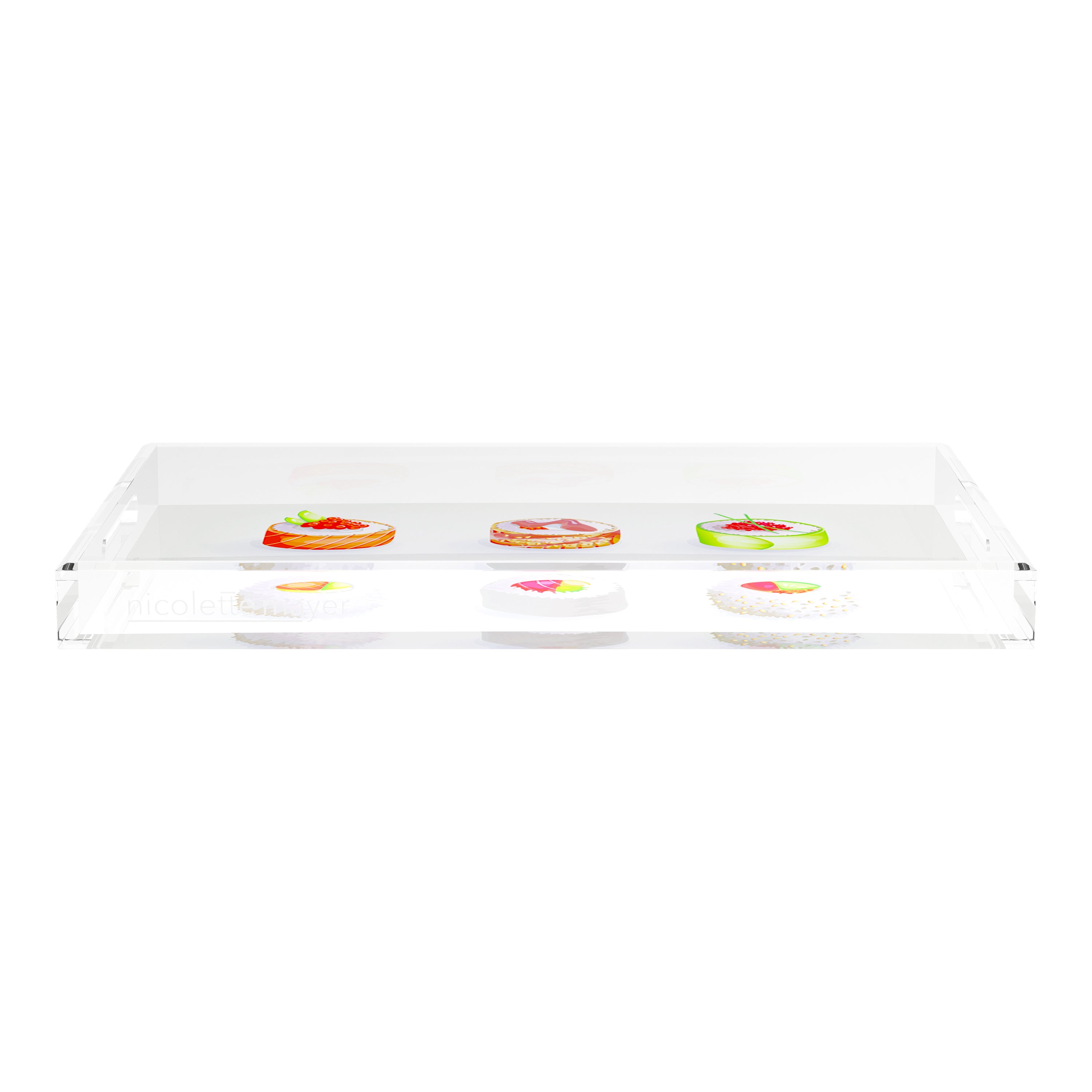 Sushi Go 22.5X14.5 Acrylic Tray - nicolettemayer.com