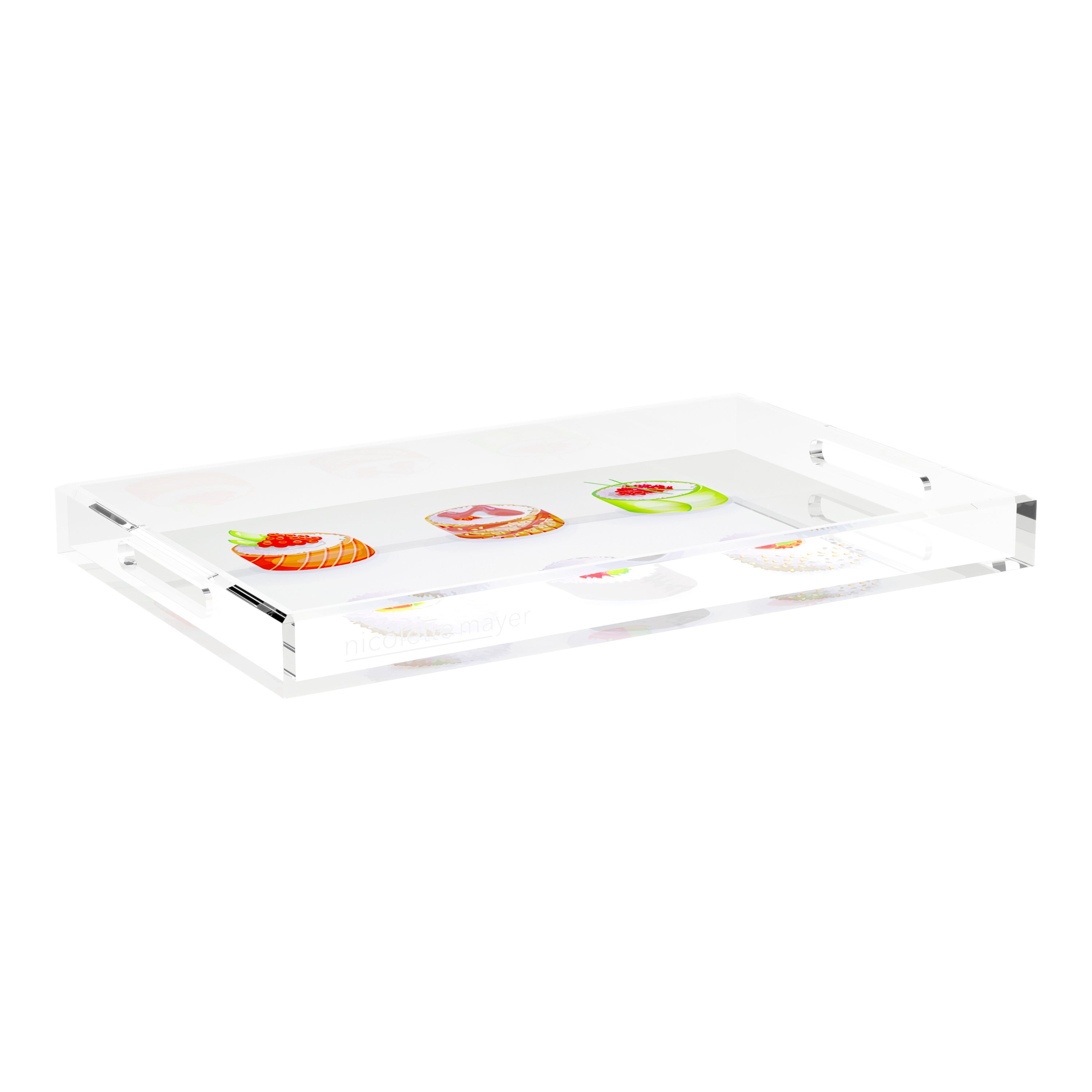 Sushi Go 22.5X14.5 Acrylic Tray - nicolettemayer.com