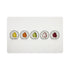 Sushi Rectangle Roll 17" Rectangle Pebble Placemat, Set Of 4 - nicolettemayer.com