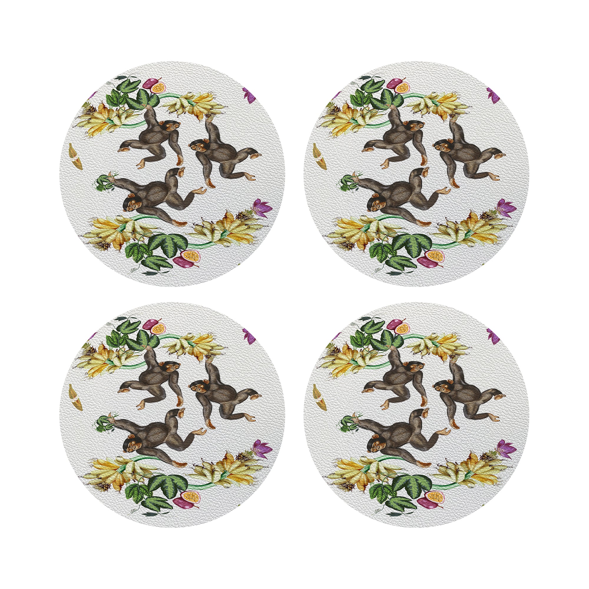 Swinging Monkeys 4" Dinner Napkins- nicolettemayer.com