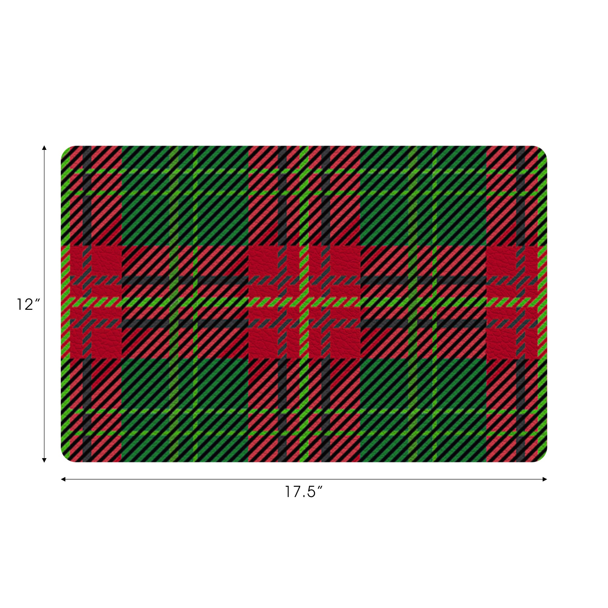Tartan Green 17.5x12" Placemats - nicolettemayer.com
