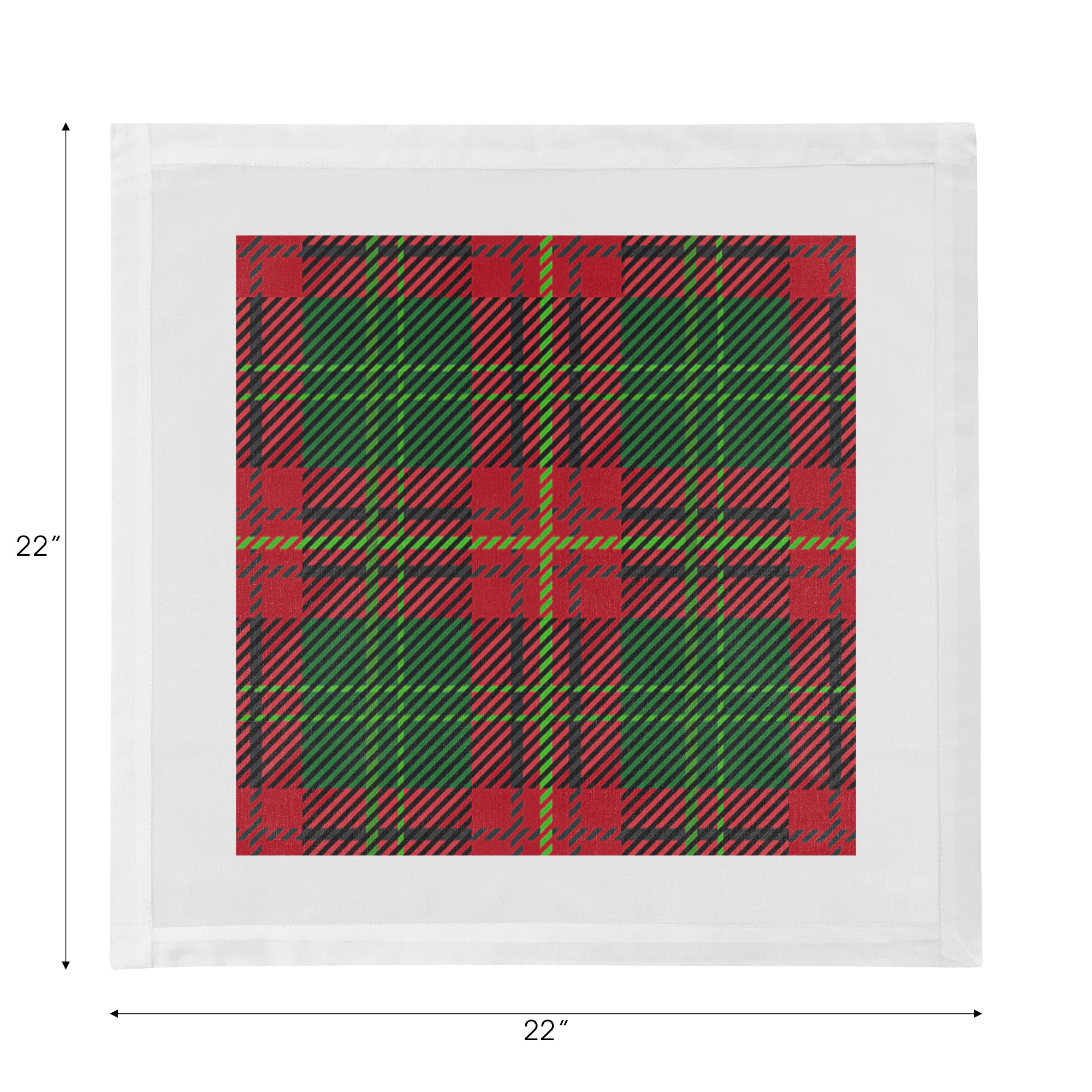 Tartan Green 22X22 Dinner Napkins - nicolettemayer.com