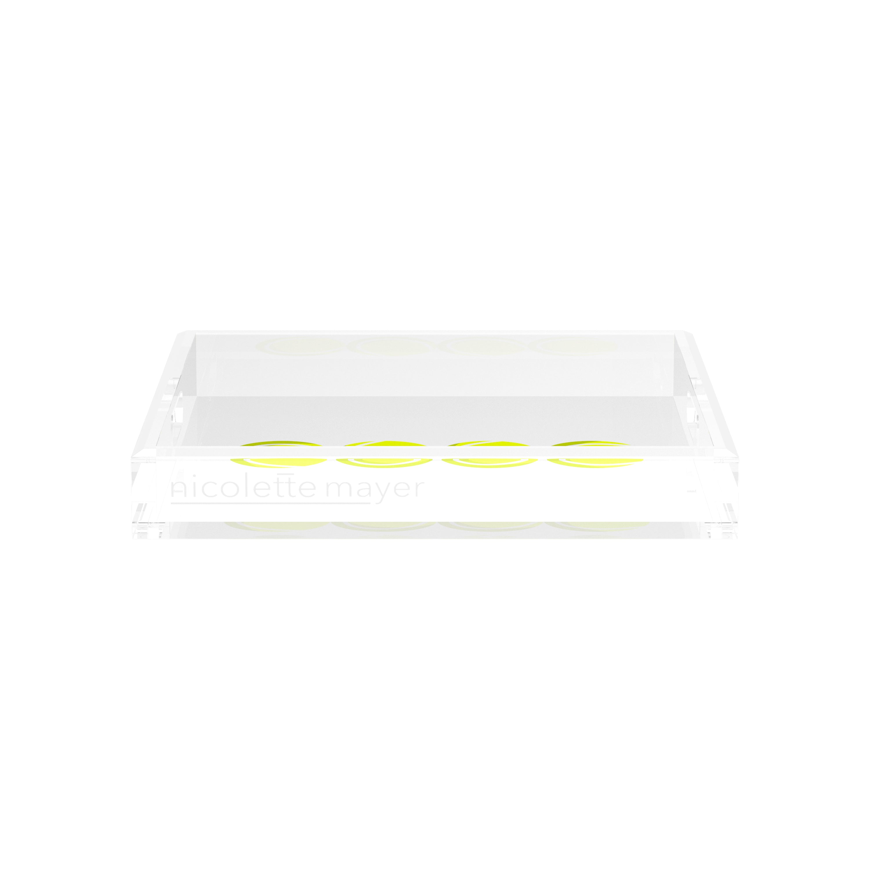 Tennis Balls 12X12 Acrylic Tray - nicolettemayer.com