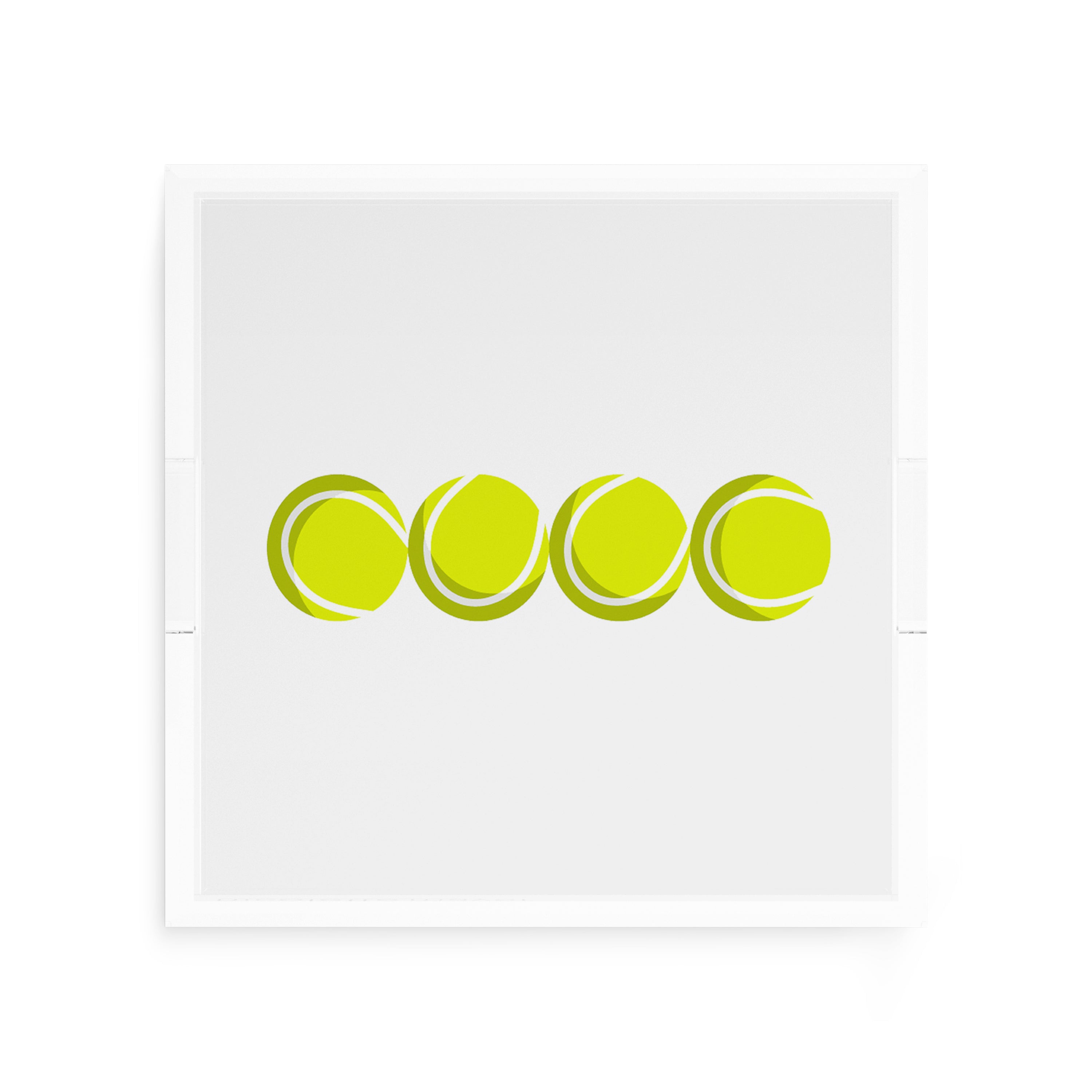 Tennis Balls 12X12 Acrylic Tray - nicolettemayer.com