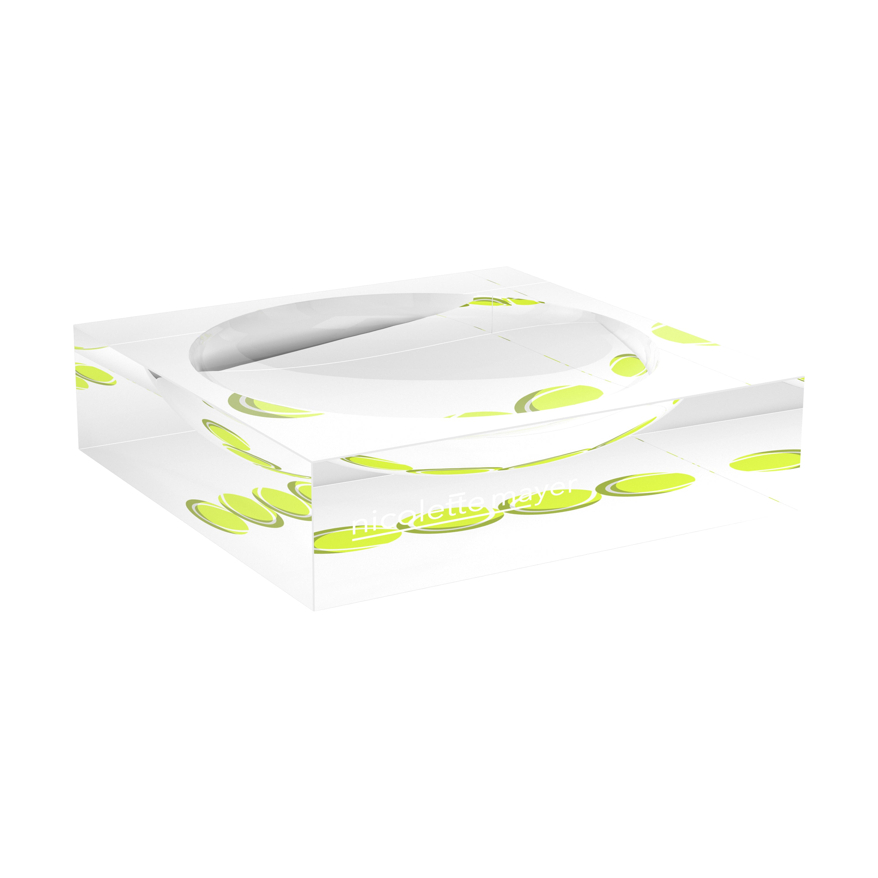 Tennis Balls Candy Catchall Dish