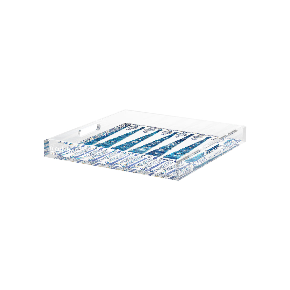 Topkapi Garden Classic Acrylic Decorative Tray, 12 x 12 in. by Nicolette Mayer