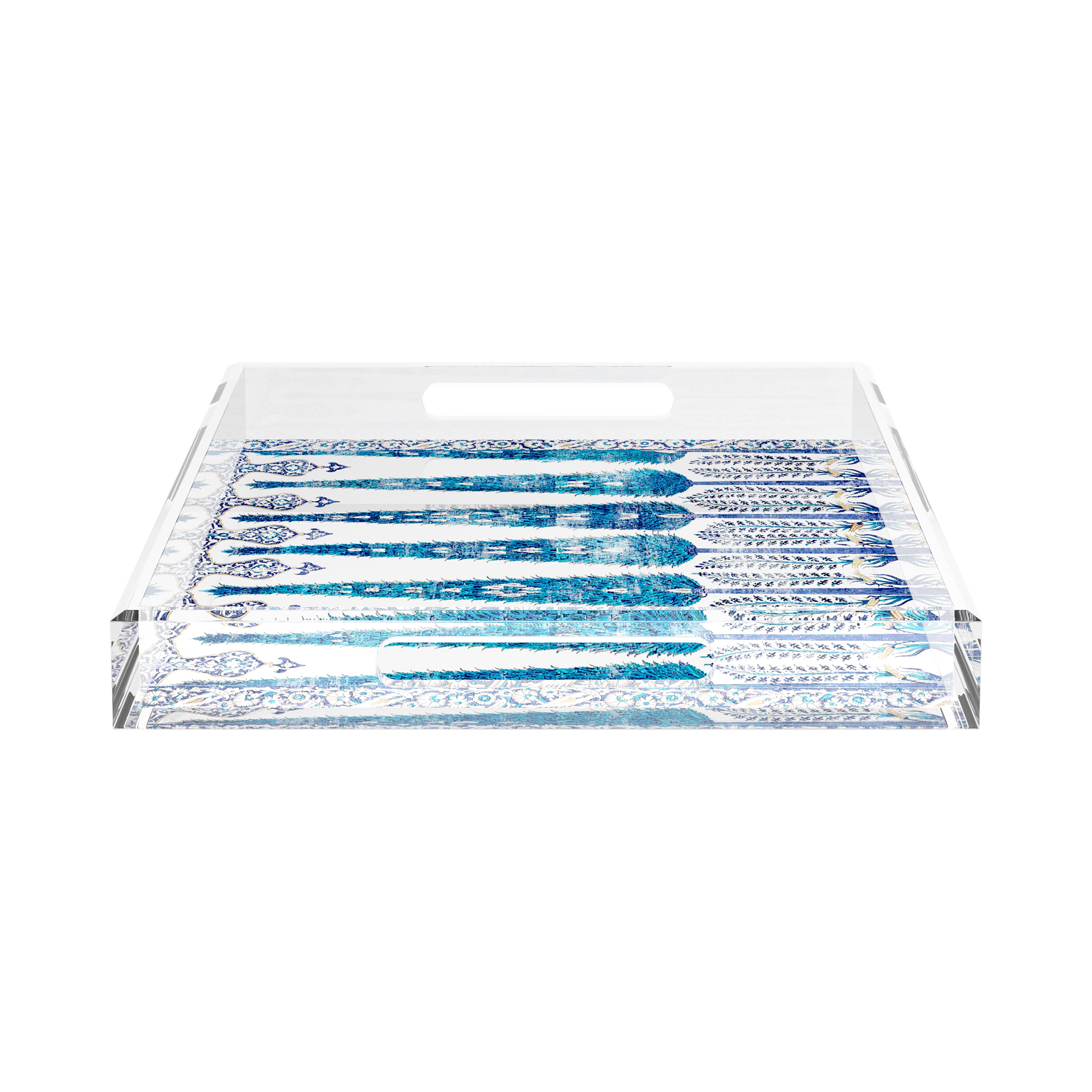 Topkapi Garden Classic 22.5X14.5 Acrylic Tray - nicolettemayer.com