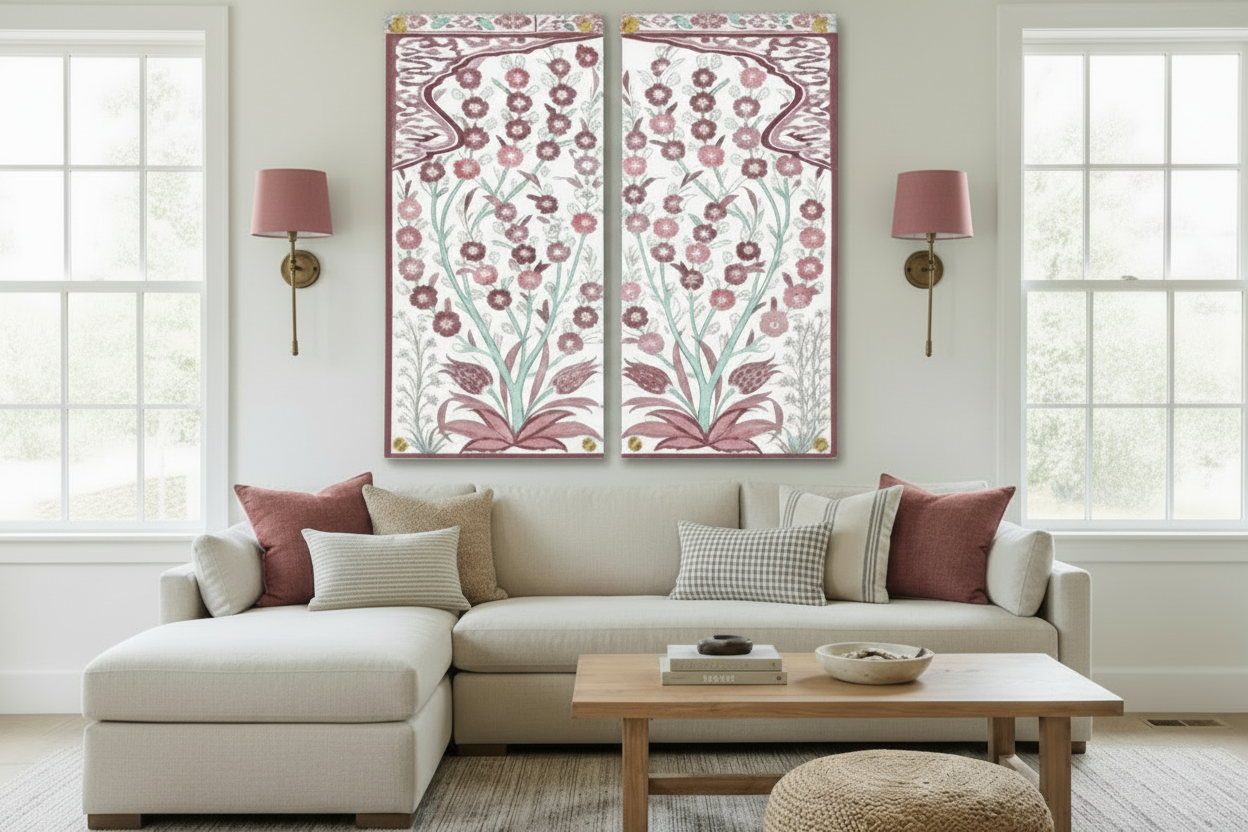 Tree of Life Acrylic Diptych – Set of 2 Modern Wall Art Panels, 48x48" Overall (24x48" Each) - nicolettemayer.com