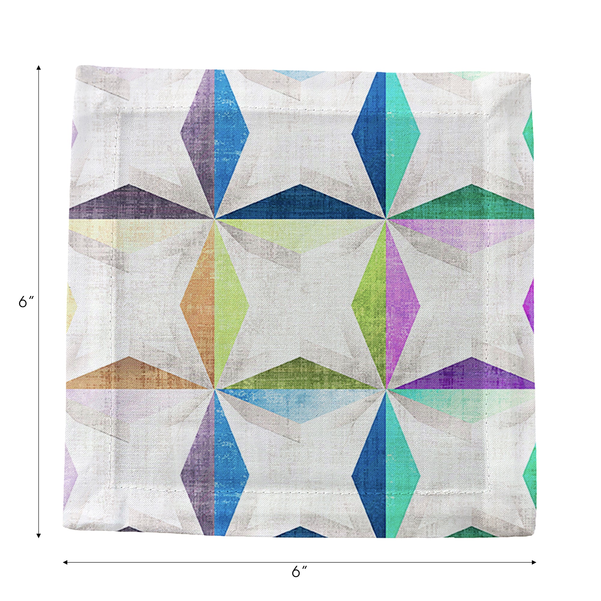Truiq Happy Cotton Sateen Cocktail Napkins - nicolettemayer.com