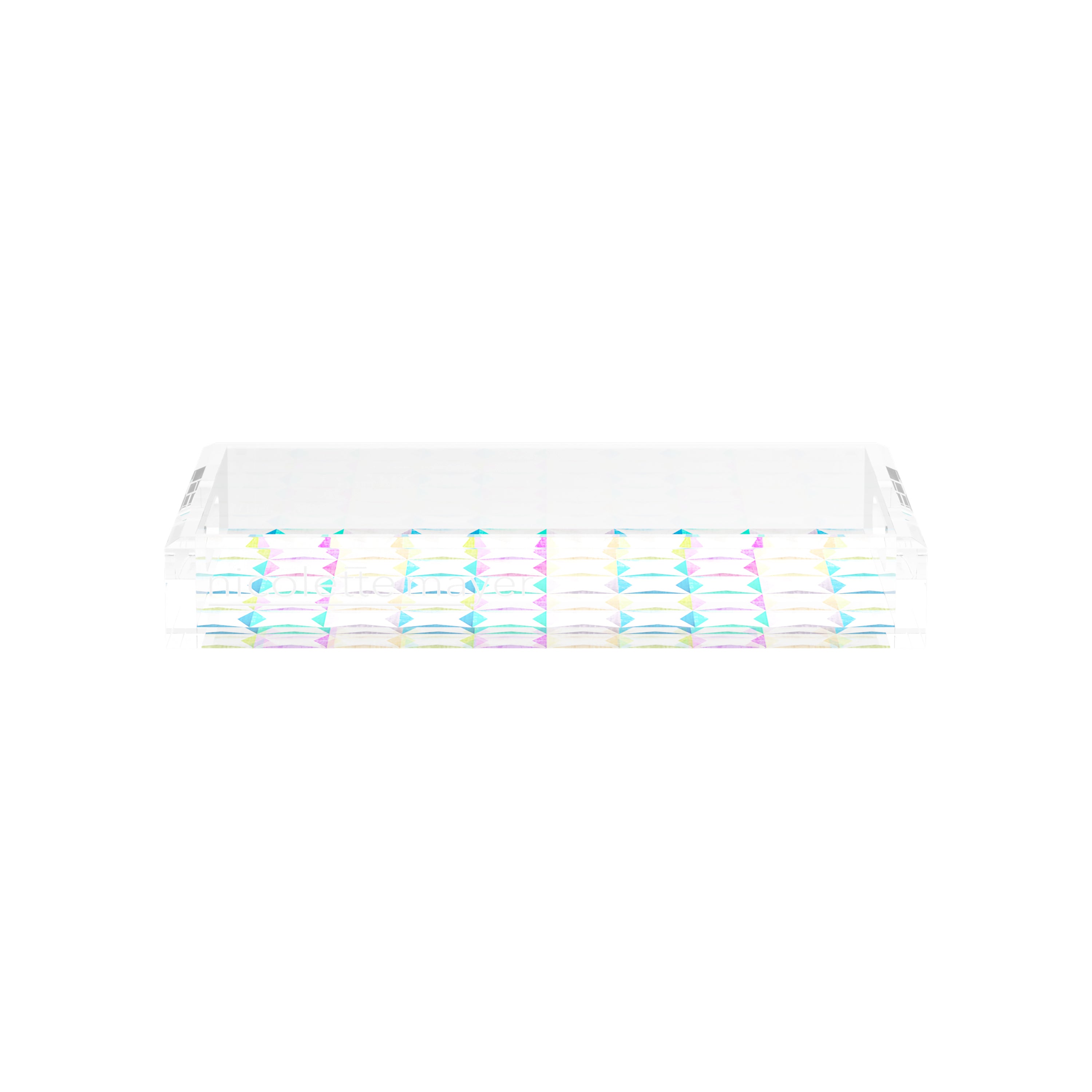 Truiq Happy 12.5X7.75 Acrylic Tray - nicolettemayer.com