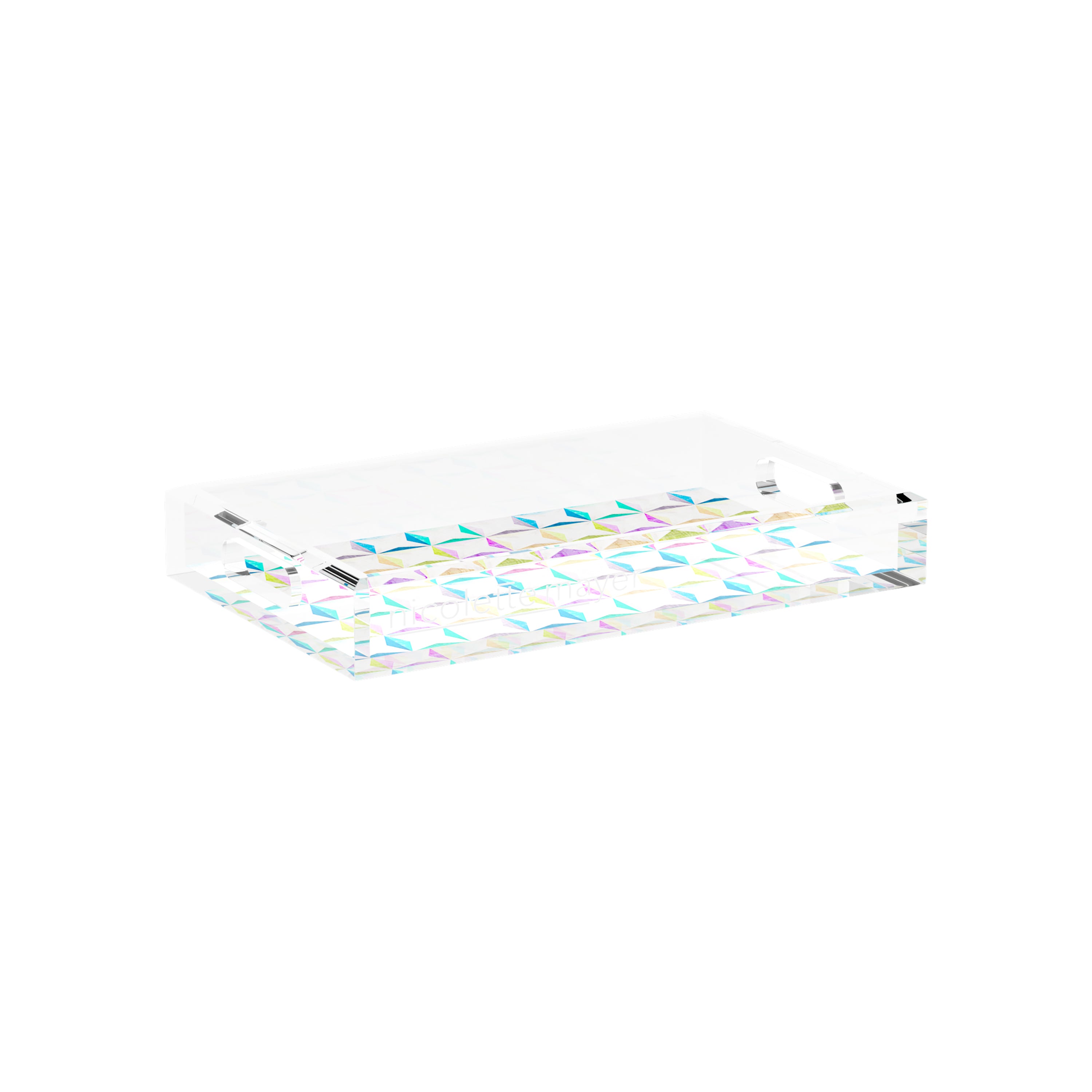Truiq Happy 12.5X7.75 Acrylic Tray - nicolettemayer.com