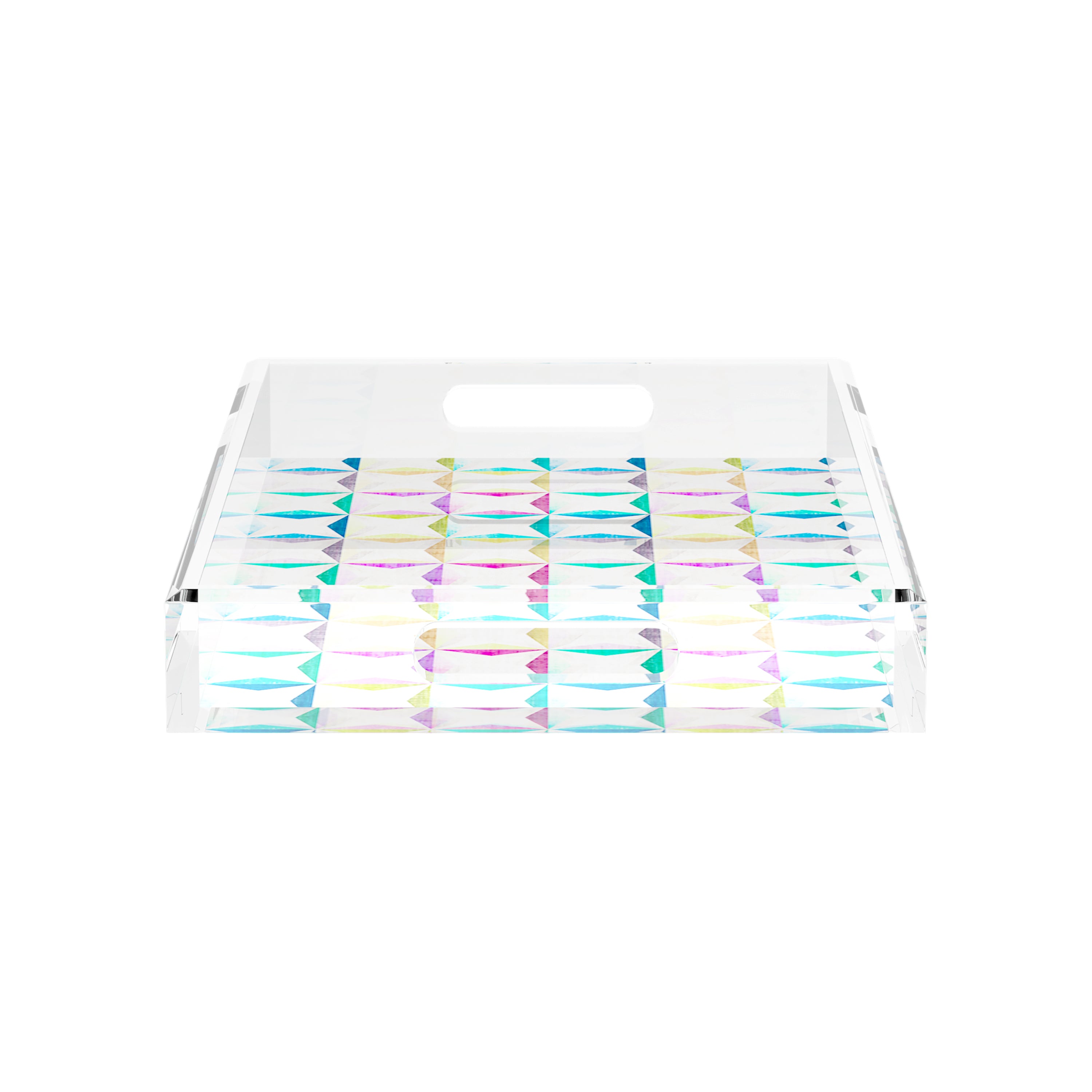 Truiq Happy 17X10.5 Acrylic Tray - nicolettemayer.com