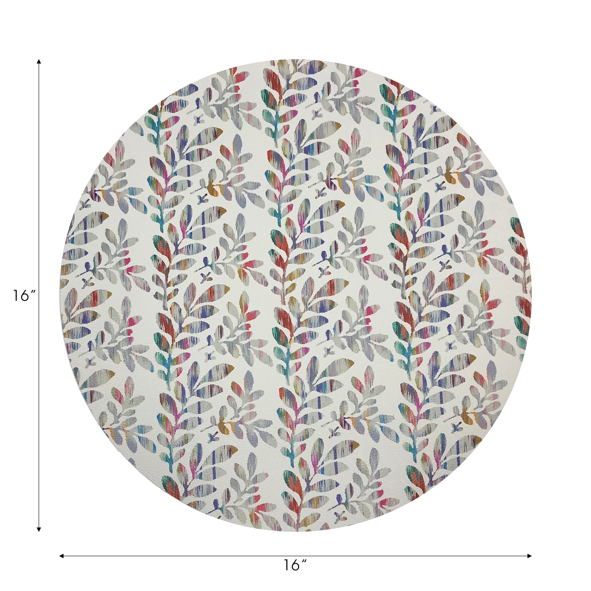 TUILERIES CHAMPAGNE 16" Round Pebble Placemats, Set of 4 - nicolettemayer.com