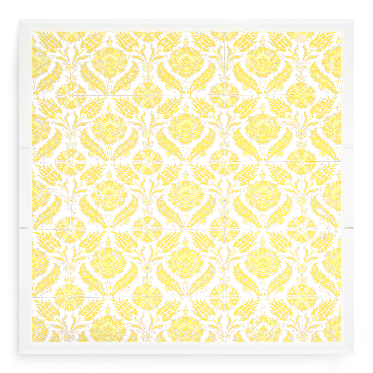 Tulipia Yellow Acrylic Decorative Tray, 18 x 18 in. by Nicolette Mayer
