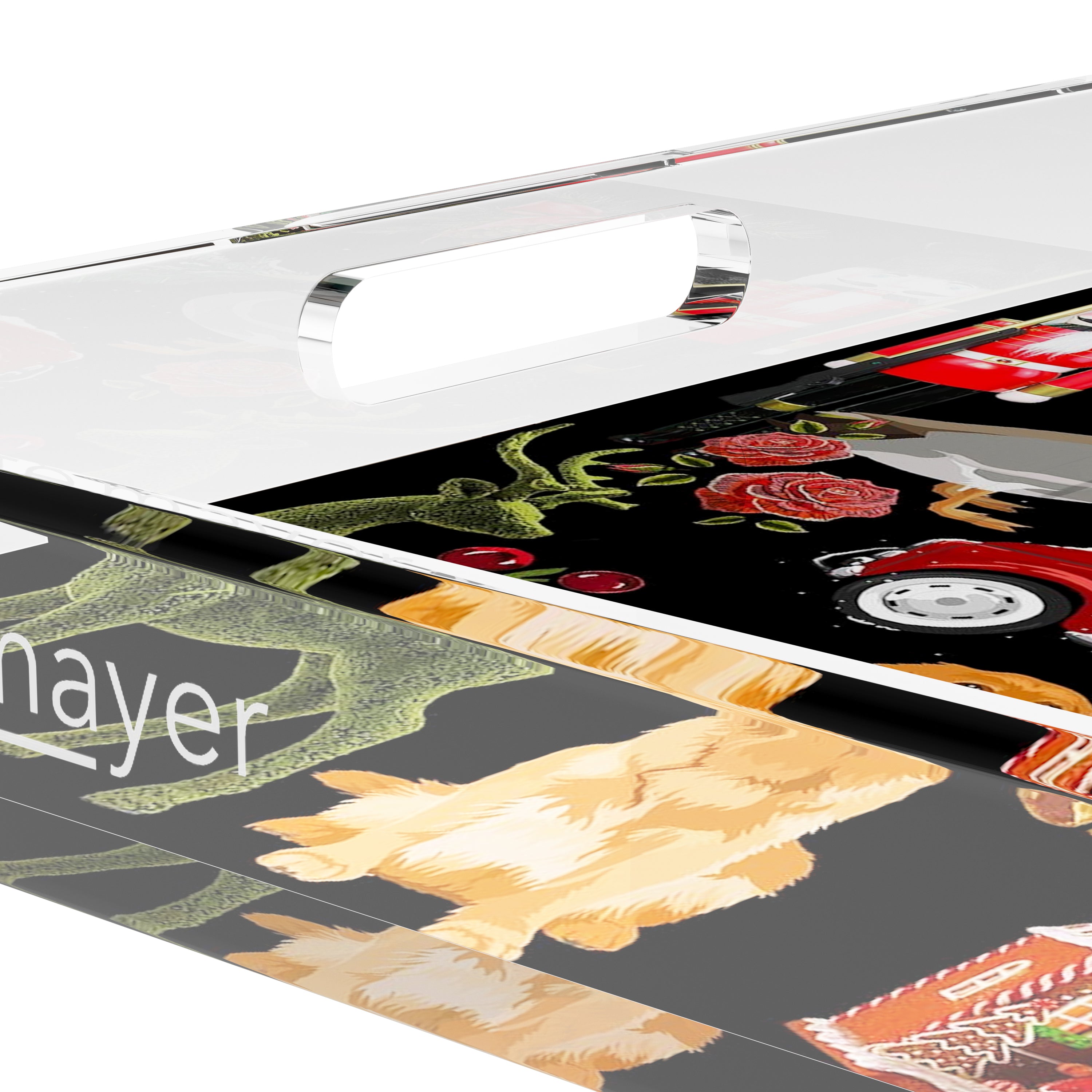 Ultimate Christmas Black 12X12 Acrylic Tray - nicolettemayer.com