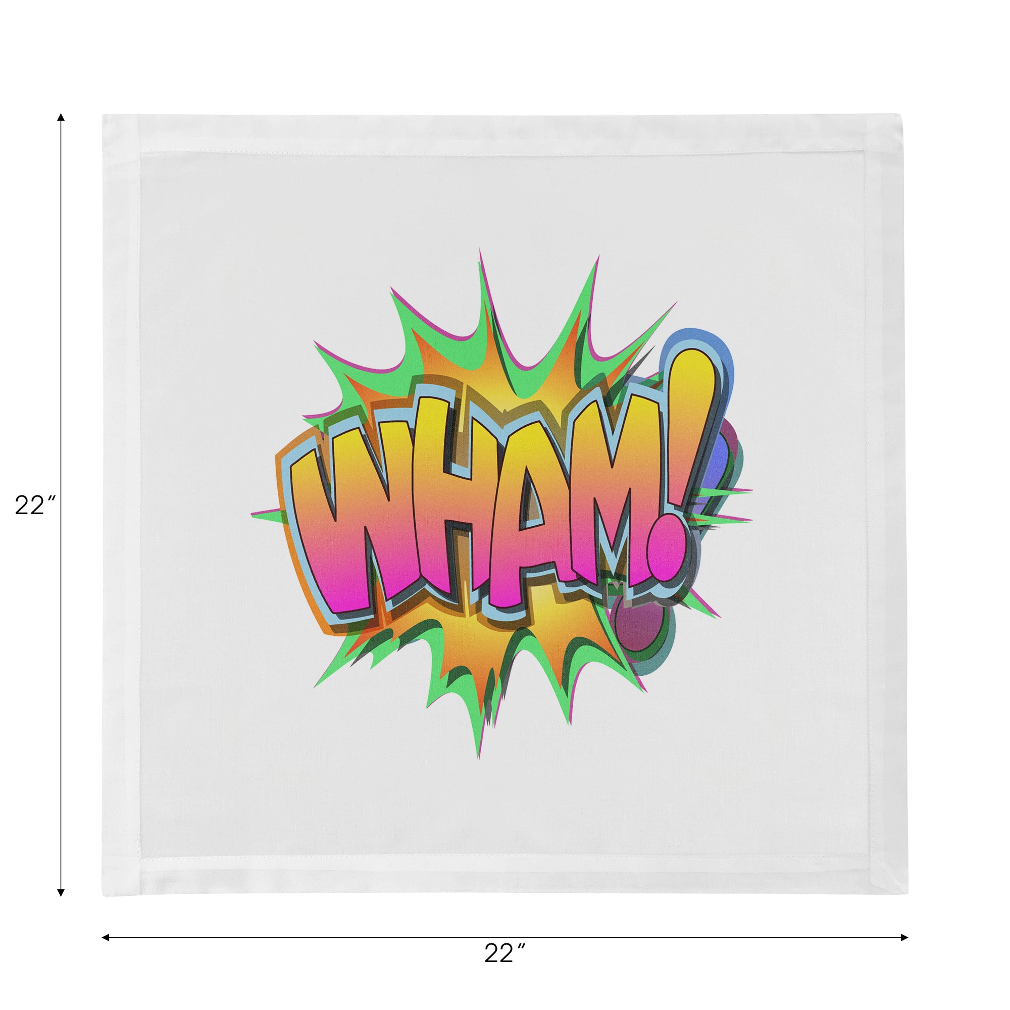 Wham Yellow 22" Dinner Napkins- nicolettemayer.com