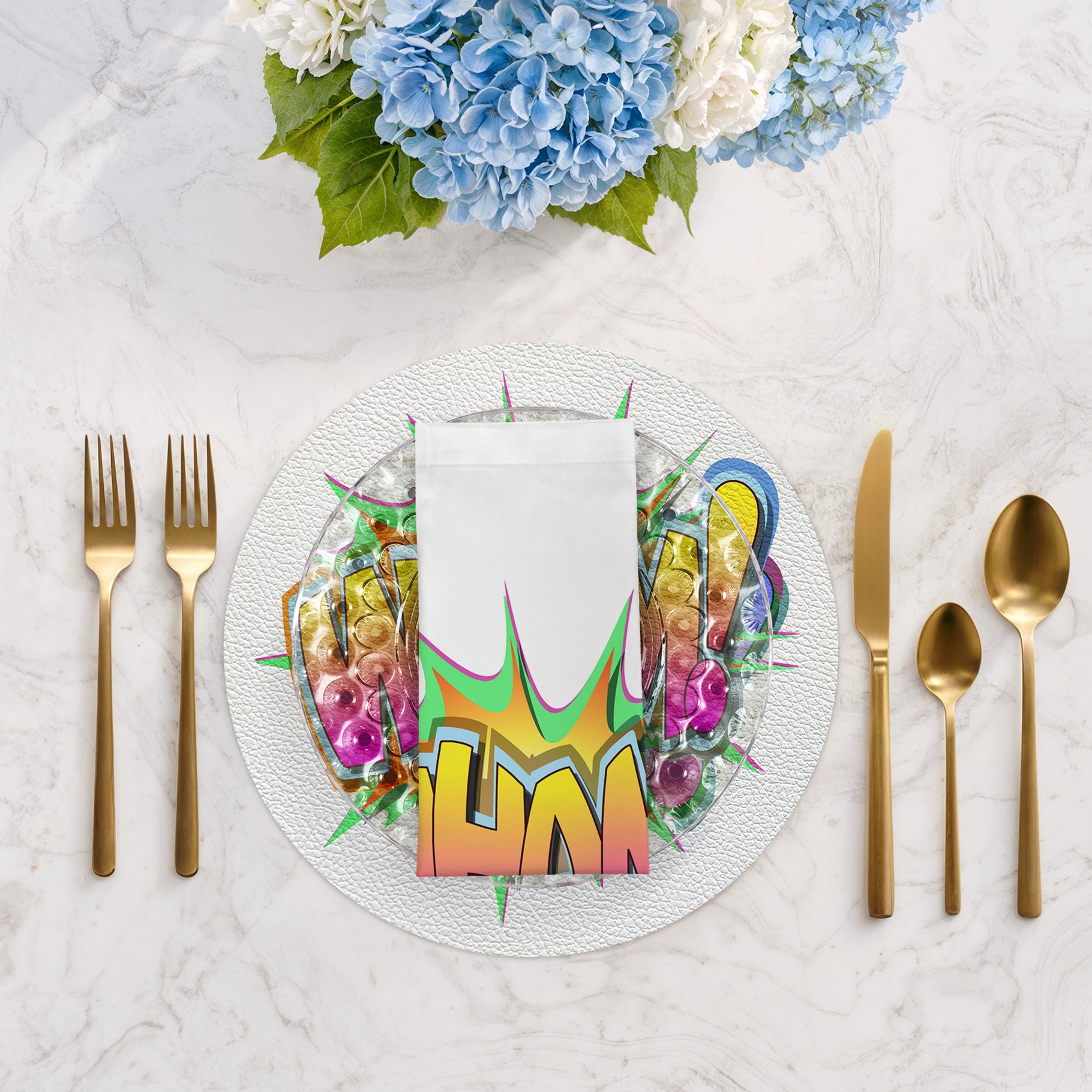 Wham Yellow 22" Dinner Napkins- nicolettemayer.com