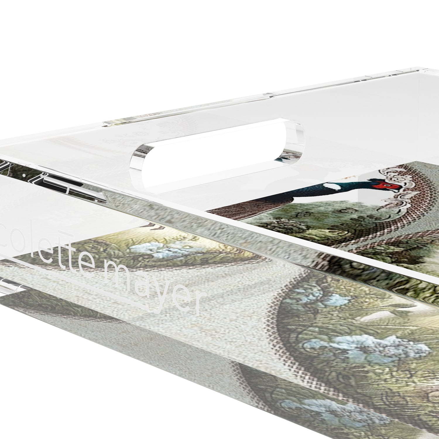 Woodland Hunting Dog 12.5X7.75 Acrylic Tray - nicolettemayer.com