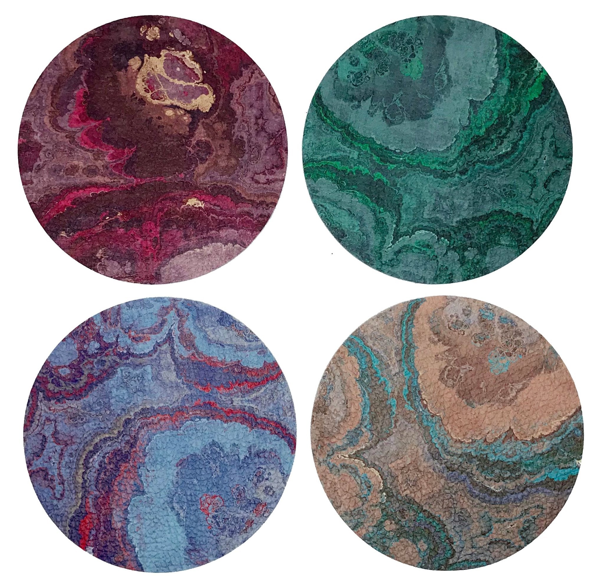 AGATE COASTER SET OF 4 - nicolettemayer.com
