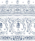 Agra Indy Peel and Stick Wallpaper, Double Roll, 34" x 288", 48 sq ft - nicolettemayer.com
