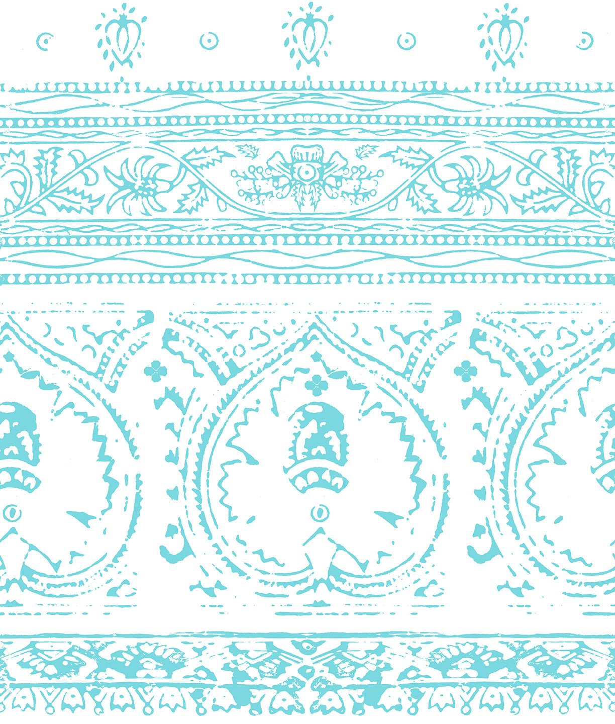 Agra Mist Peel and Stick Wallpaper, Double Roll, 34" x 288", 48 sq ft - nicolettemayer.com