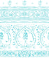 Agra Mist Peel and Stick Wallpaper, Double Roll, 34" x 288", 48 sq ft - nicolettemayer.com
